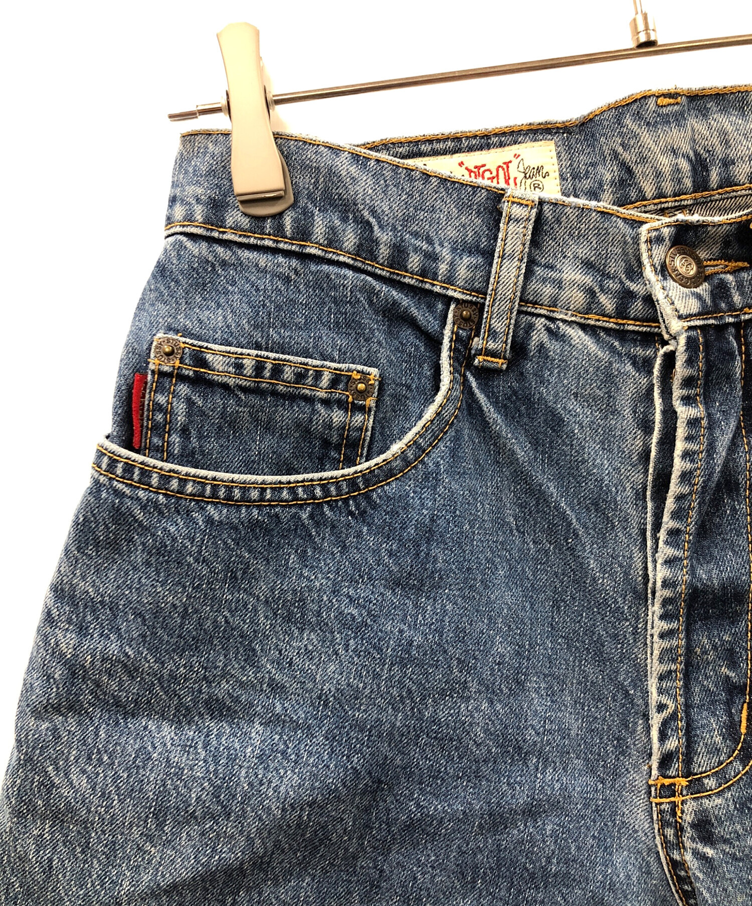 中古・古着通販】stussy (ステューシー) デニムハーフパンツ BIG OL