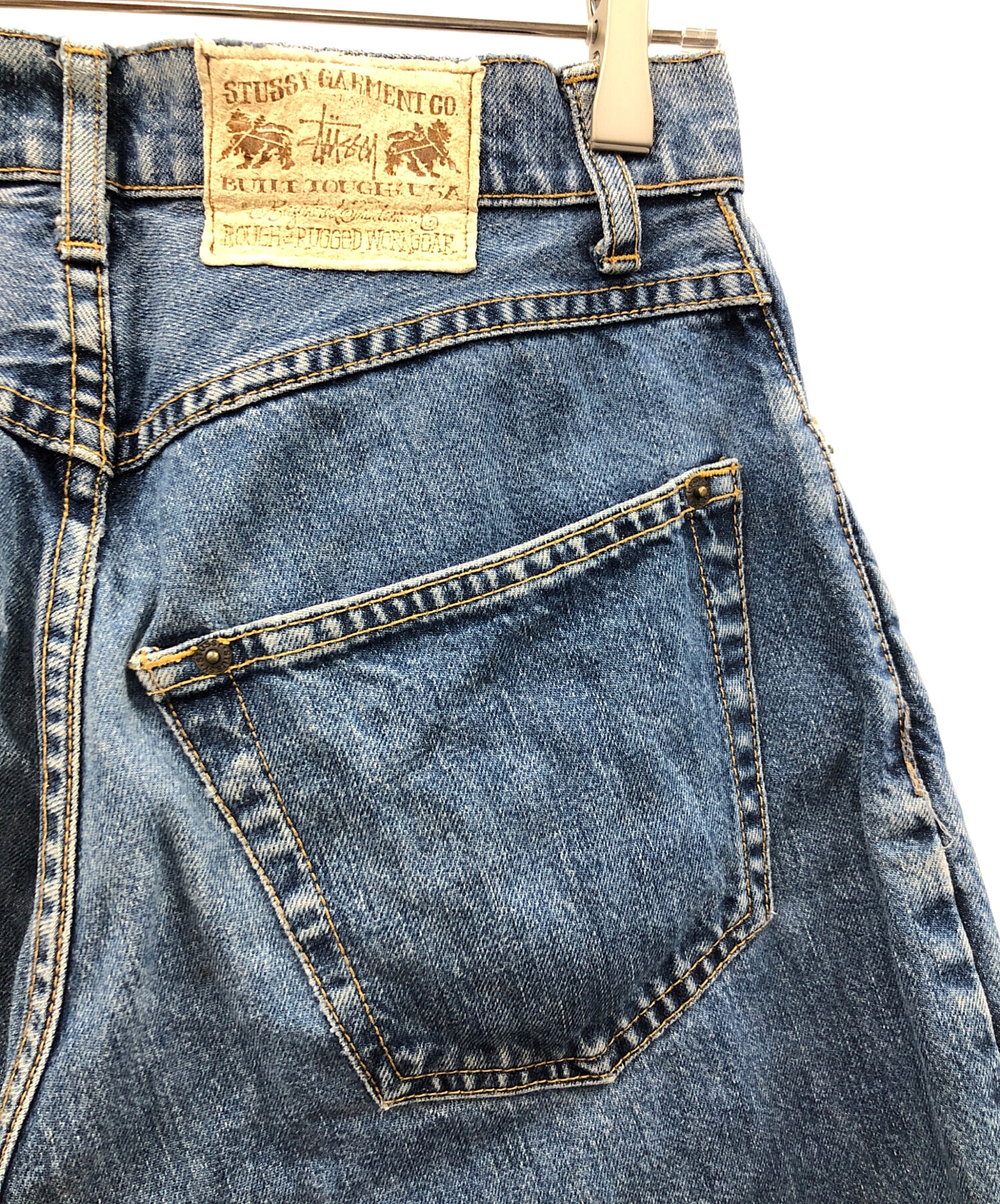 90s オールド STUSSY ステューシー big x jean ハーフパンツ 【公式通販】