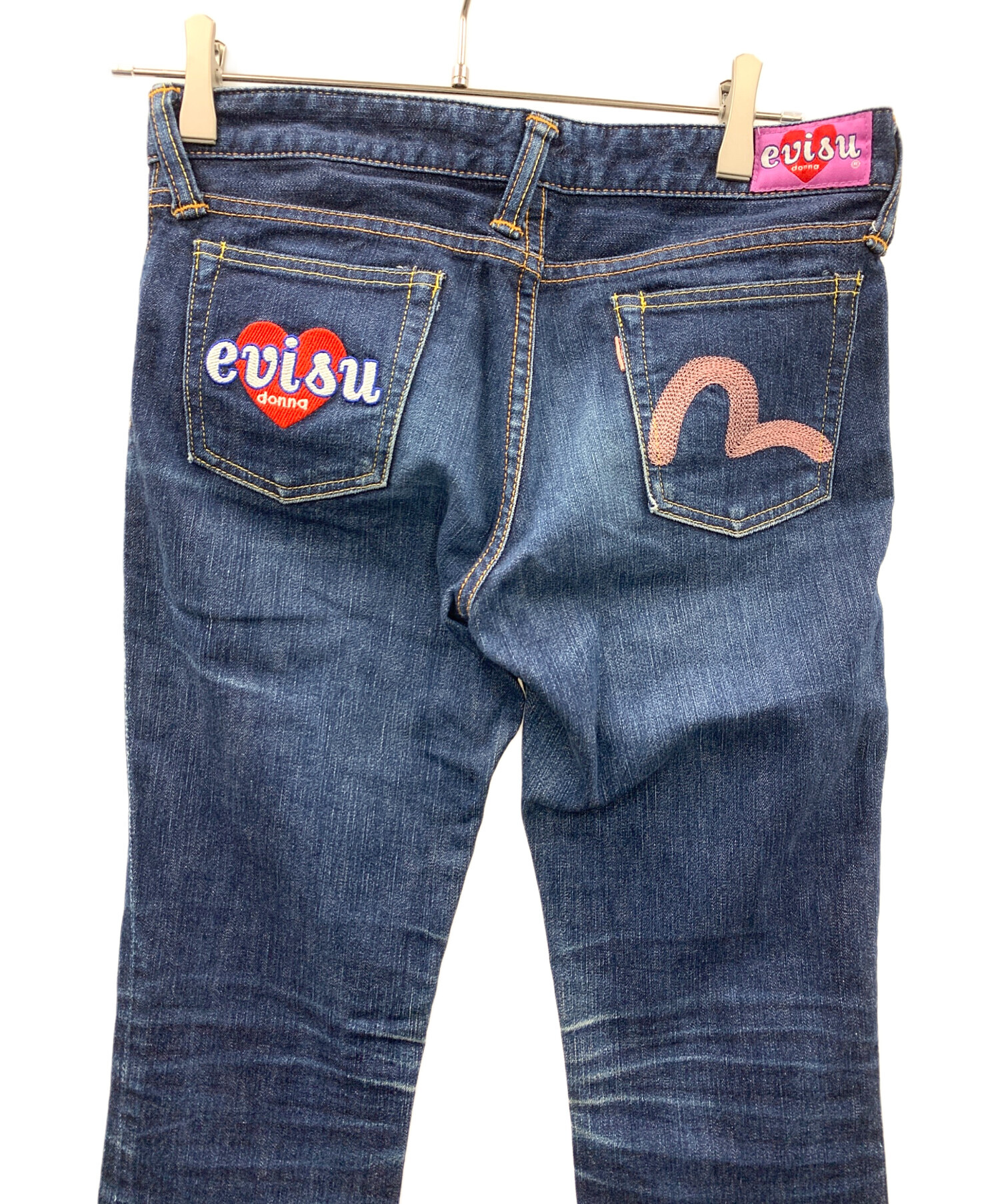 中古・古着通販】EVISU DONNA (エヴィスドンナ) デニムパンツ ブルー