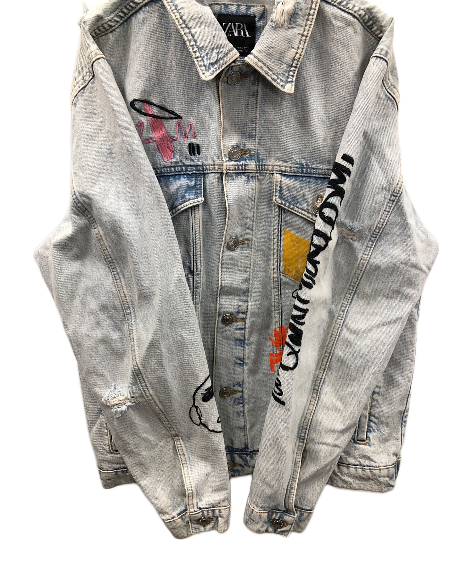 中古・古着通販】ZARA (ザラ) デニムジャケット インディゴ サイズ:USA 