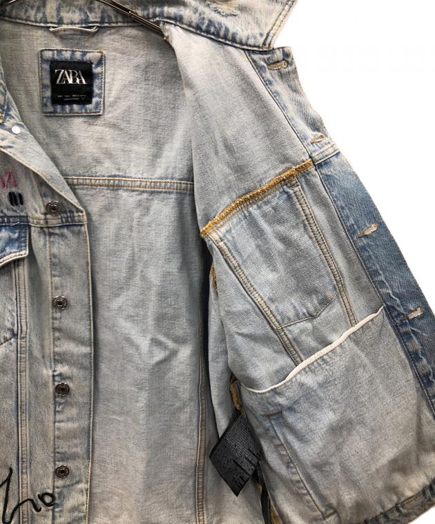 中古・古着通販】ZARA (ザラ) デニムジャケット インディゴ サイズ:USA