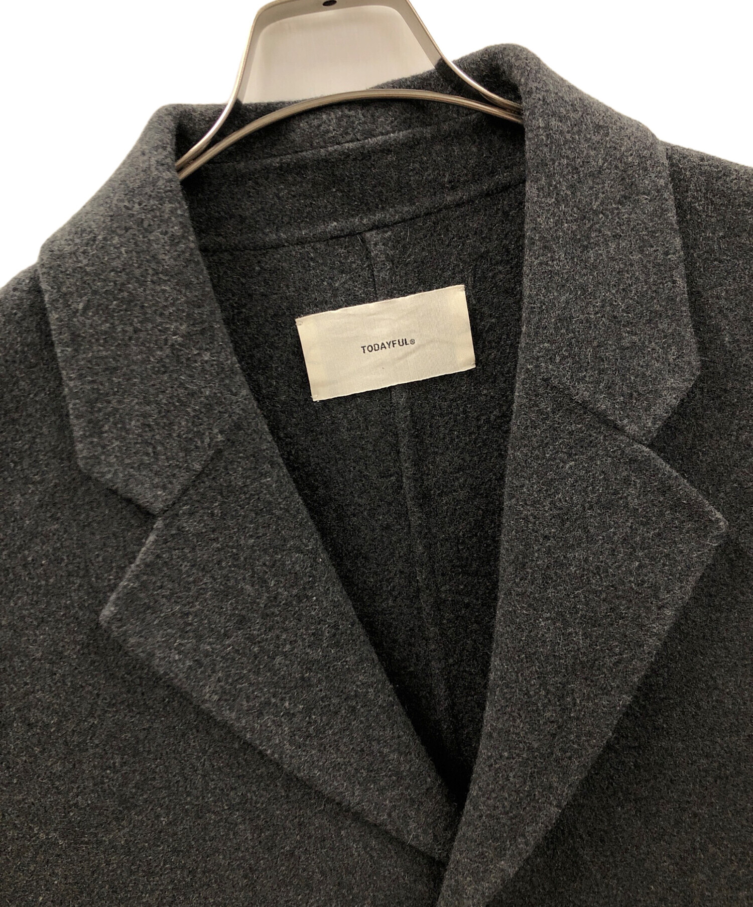 【美品】TODAYFUL Wool Over Coat チェスターコート 38 中古・古着通販】TODAYFUL (トゥデイフル) チェスターコート Wool Over