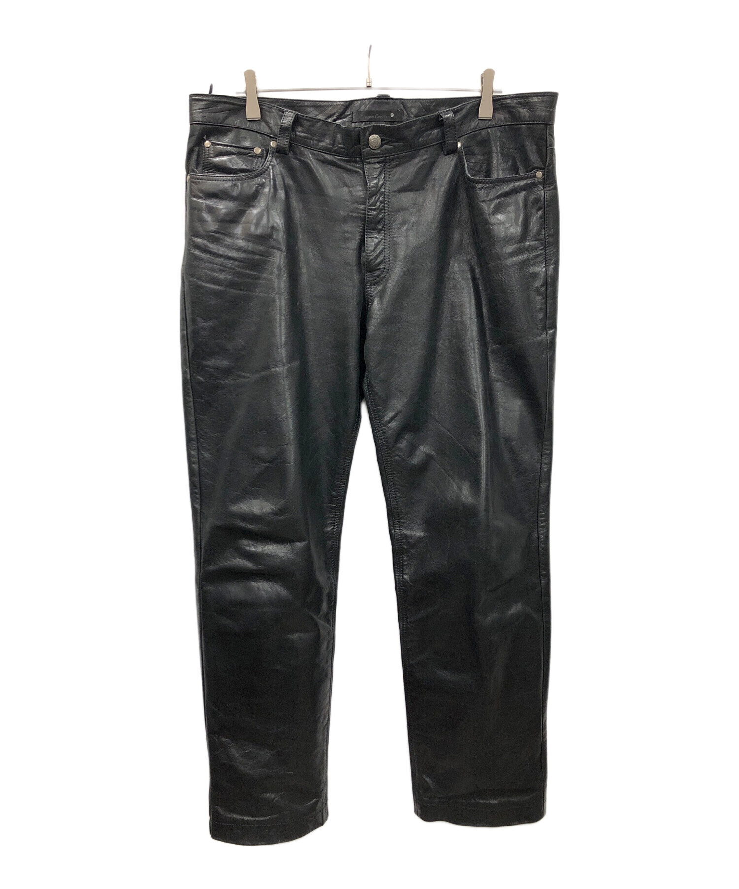 【最終値下げ】Lサイズ牛革黒リューグーレザーズ 中古・古着通販】Liugoo Leathers (リューグーレザーズ) レザーパンツ