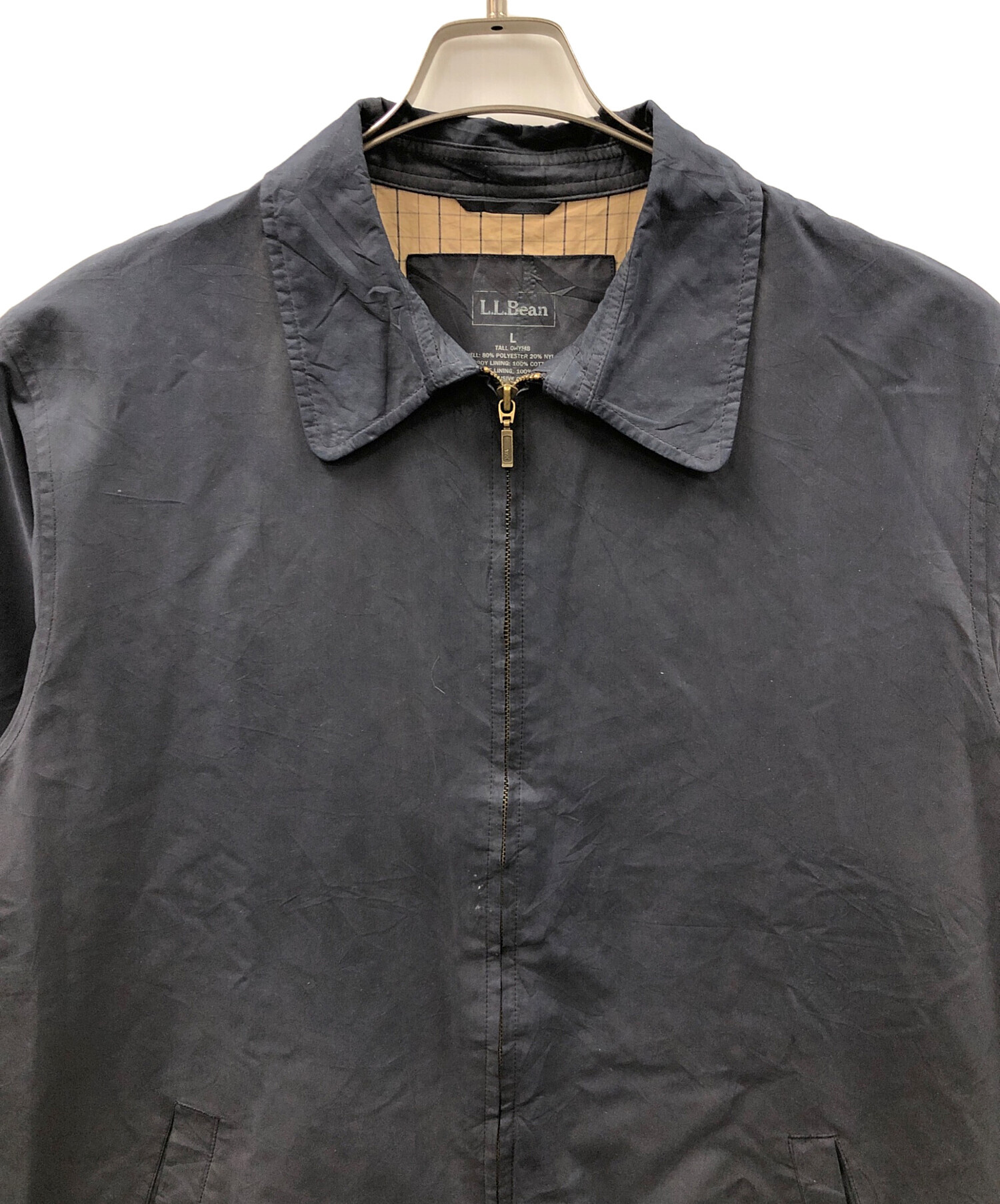 中古・古着通販】L.L.Bean (エルエルビーン) スイングトップ ネイビー 