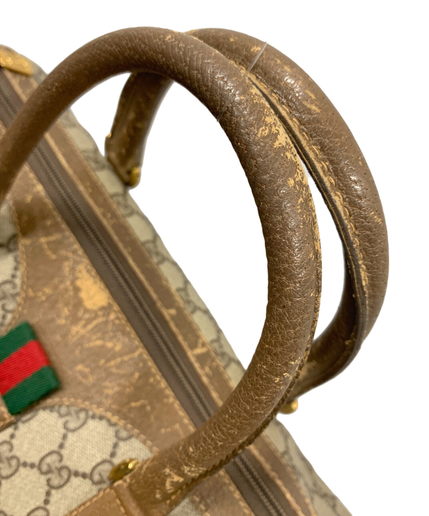 中古・古着通販】GUCCI (グッチ) ボストンバッグ GG シェリーライン