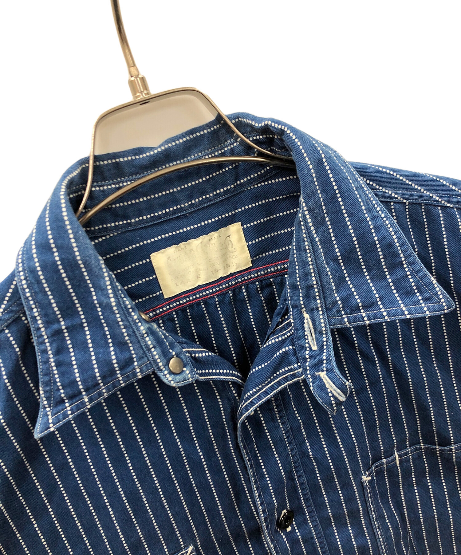 SUGAR CANE ストライプ 長袖シャツ L 古着 中古・古着通販】SUGAR CANE (シュガーケーン) 長袖シャツ