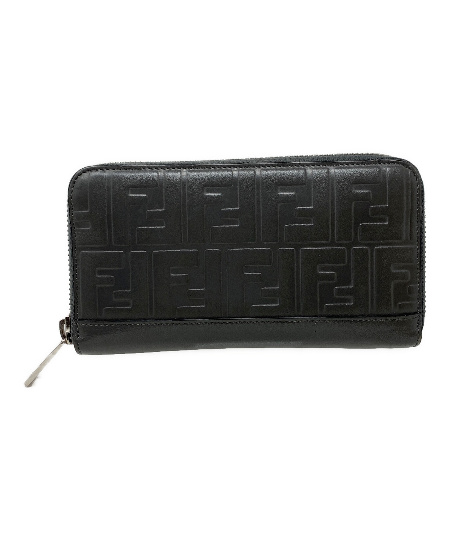 中古・古着通販】FENDI (フェンディ) 長財布 グレー サイズ:実寸サイズ