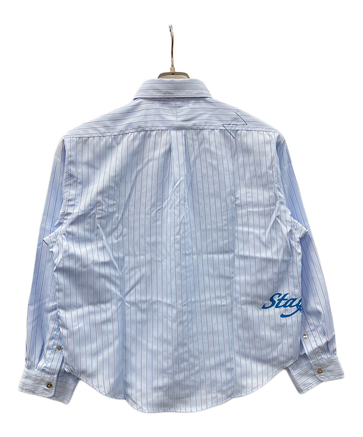 中古・古着通販】ZUTOMAYO (ズトマヨ) ストライプシャツ ブルー サイズ