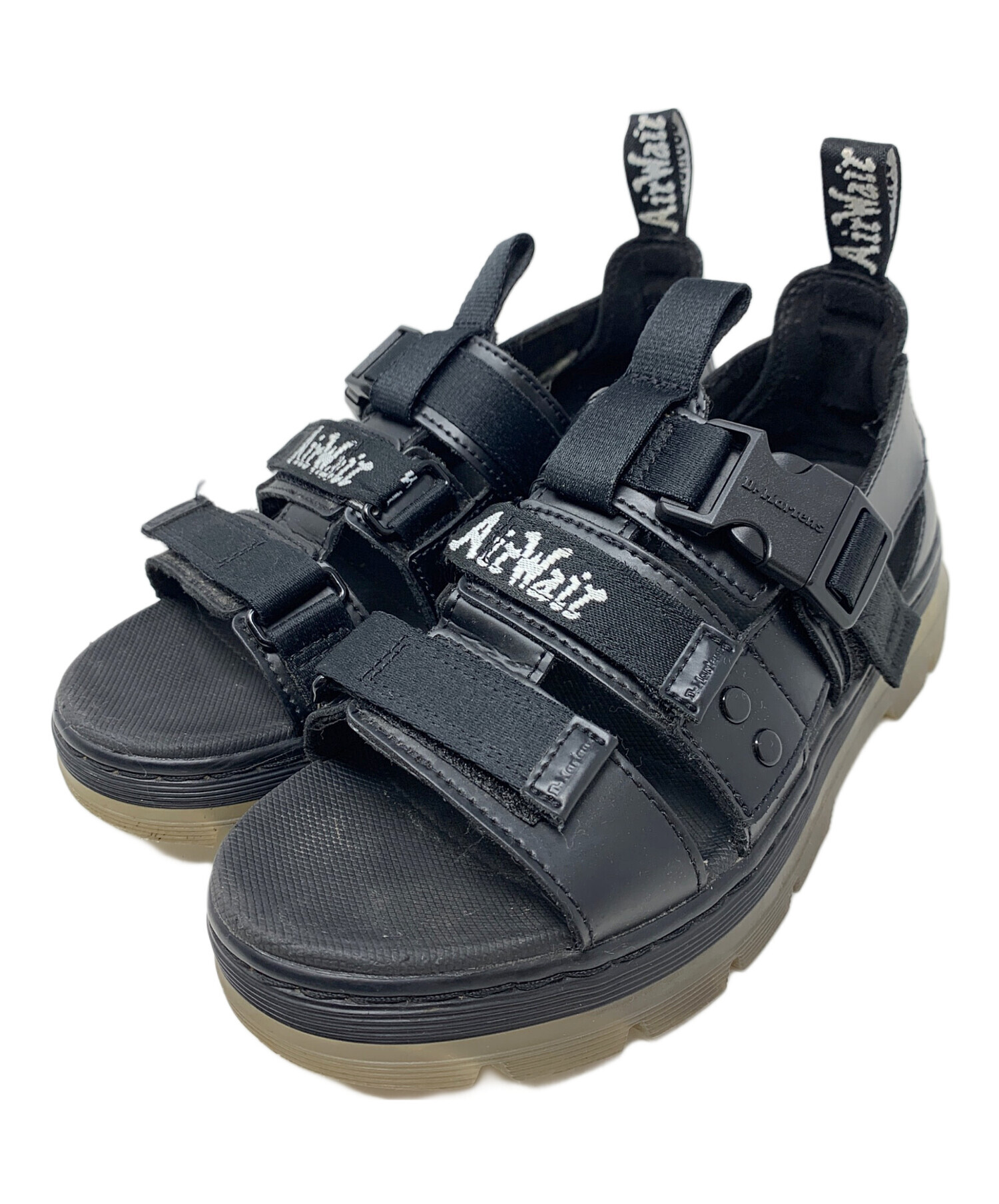 ドクターマーチン　ペアソン　PEARSON　サンダル　ストラップ　ブラック　黒 中古・古着通販】Dr.Martens (ドクターマーチン) ストラップサンダル