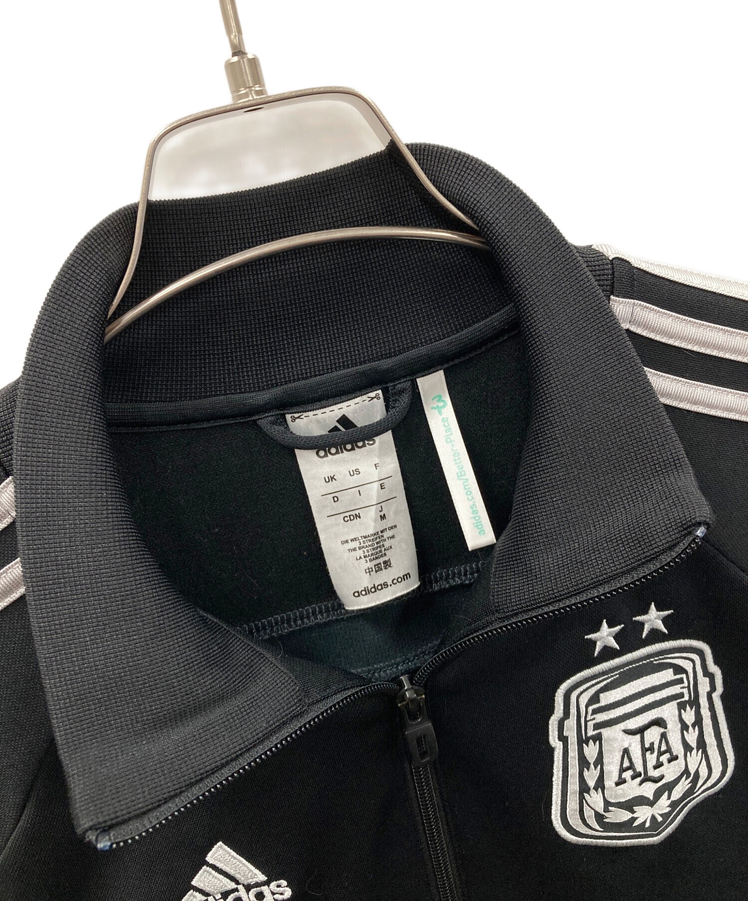  AFA トラックジャケット ブラック/アルゼンチン代表 中古・古着通販】adidas (アディダス) トラックジャケット