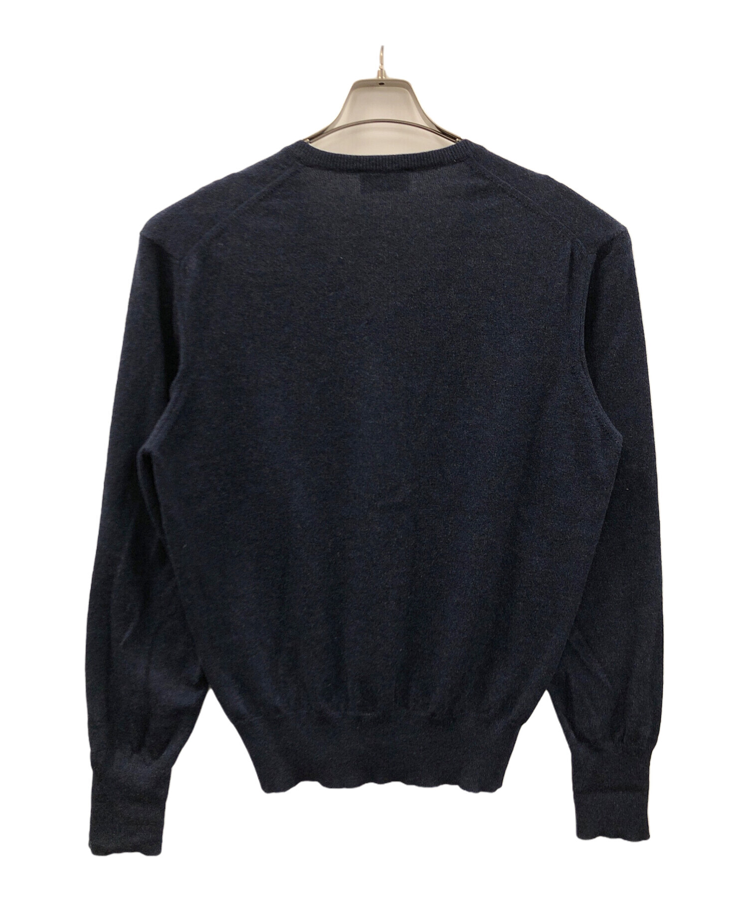 中古・古着通販】FEDELI (フェデーリ) Vネックニット ネイビー サイズ 