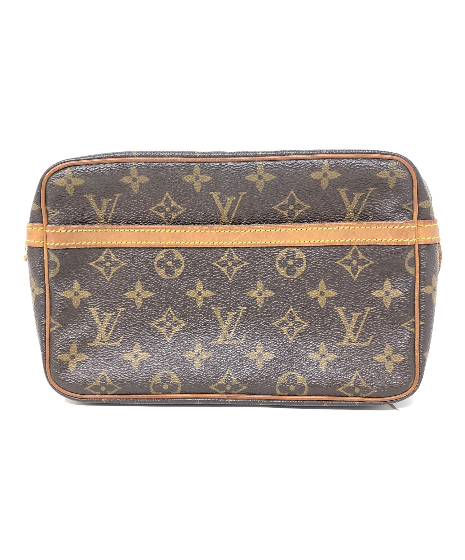 廃盤 ルイヴィトン コンピエーニュ23 モノグラムキャンパス LVクラッチバッグ　LOUIS VUITTON 中古・古着通販】LOUIS VUITTON (ルイ ヴィトン) クラッチバッグ