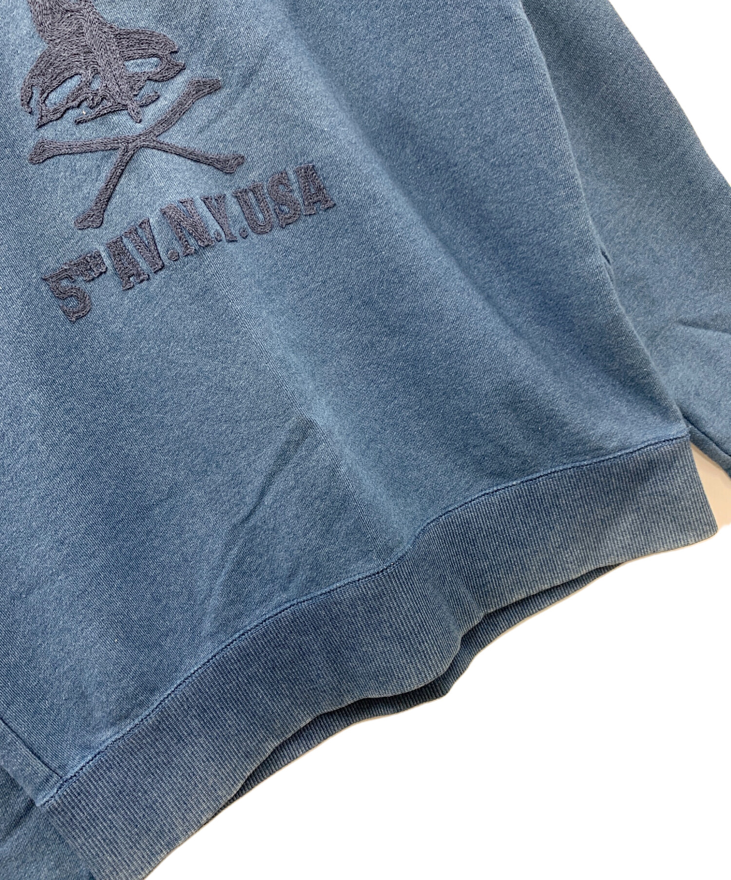 新品 HYSTERIC GLAMOUR トレーナー BLUE FREE HYSTERIC GLAMOUR - 新品 HYSTERIC GLAMOUR トレーナー BLUE FREEの