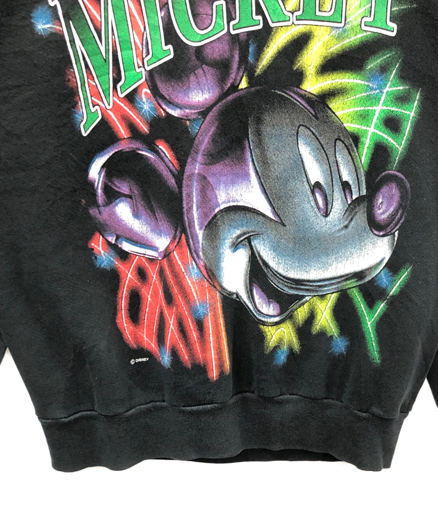 中古・古着通販】DISNEY (ディズニー) スウェット ブラック サイズ