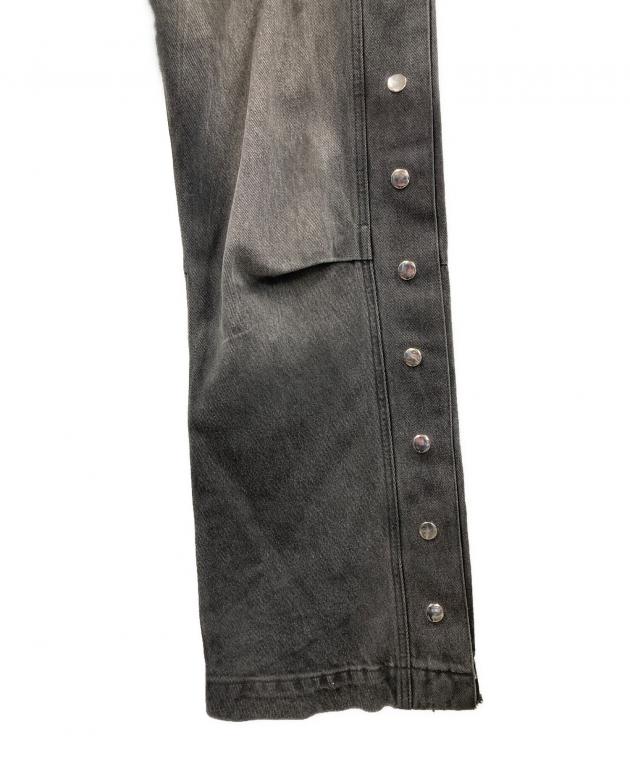 極美品】BREATH コーティング バイカーデニムパンツ 黒 M 25AW 中古 