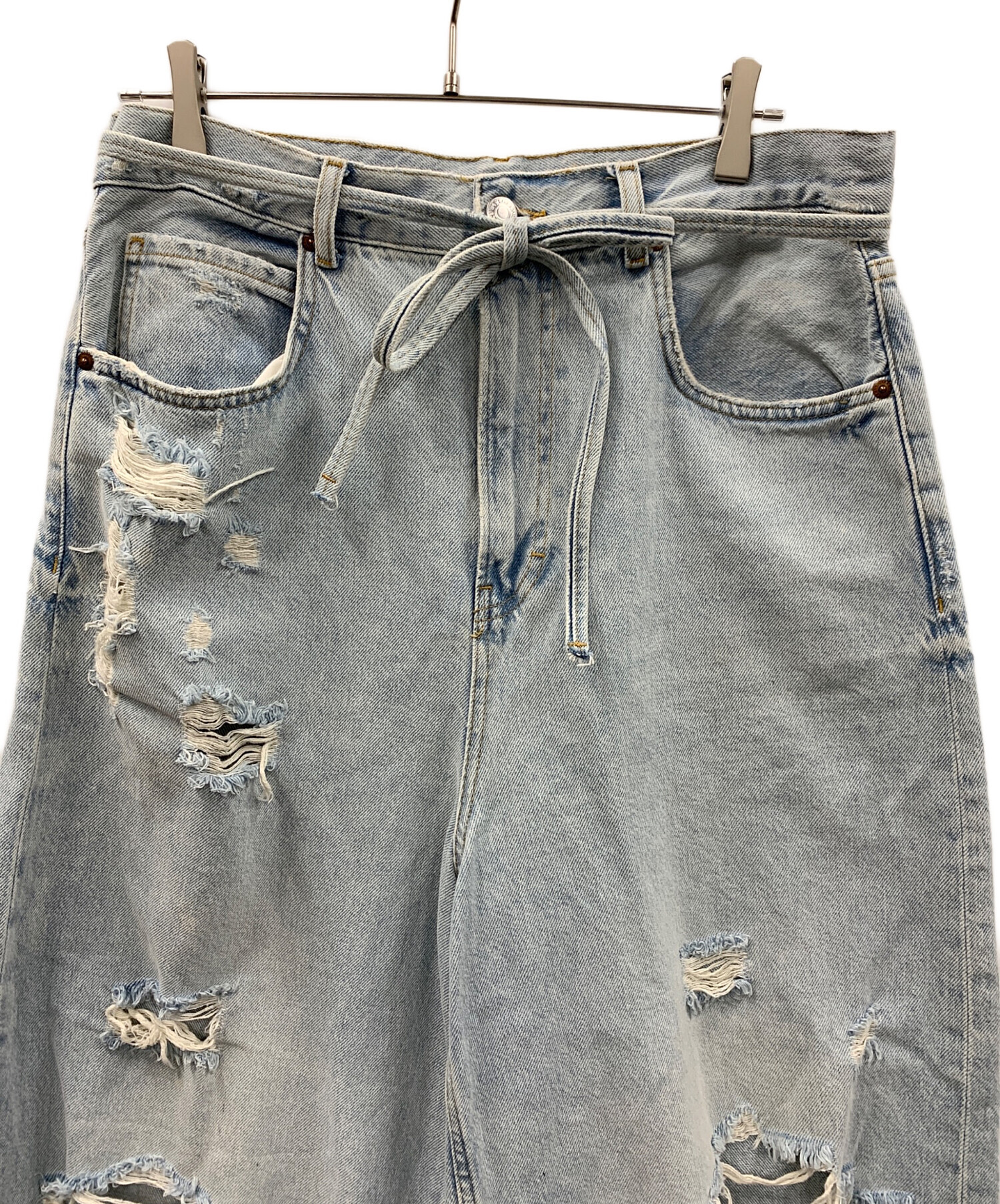 中古・古着通販】ZARA (ザラ) バギージーンズ ブルー サイズ:USA31