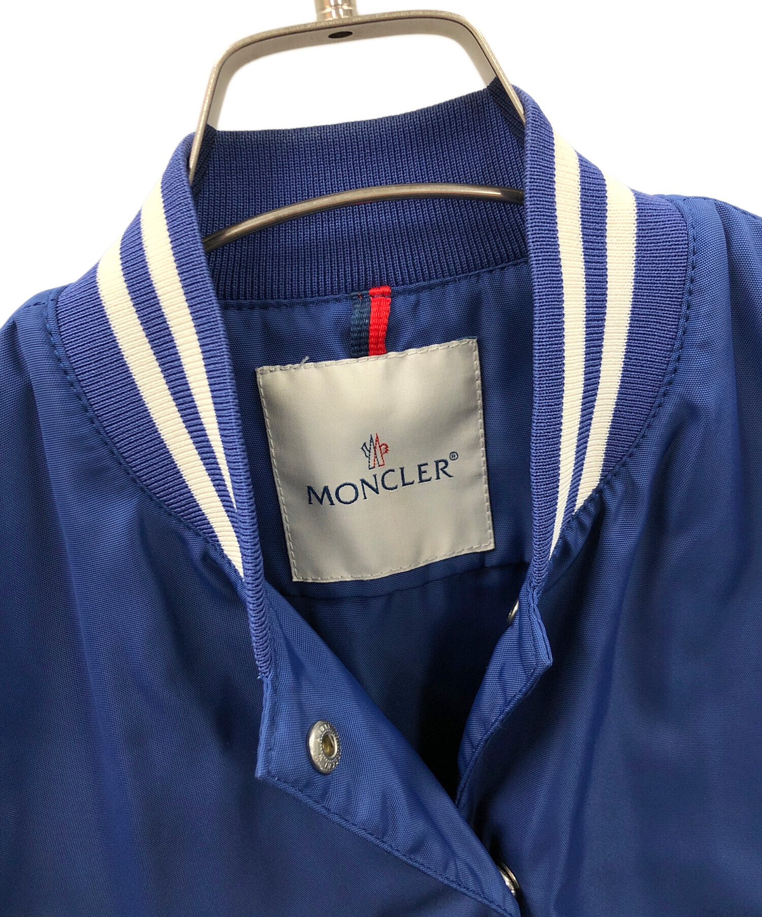 中古・古着通販】MONCLER (モンクレール) ブルゾン ブルー サイズ:O 