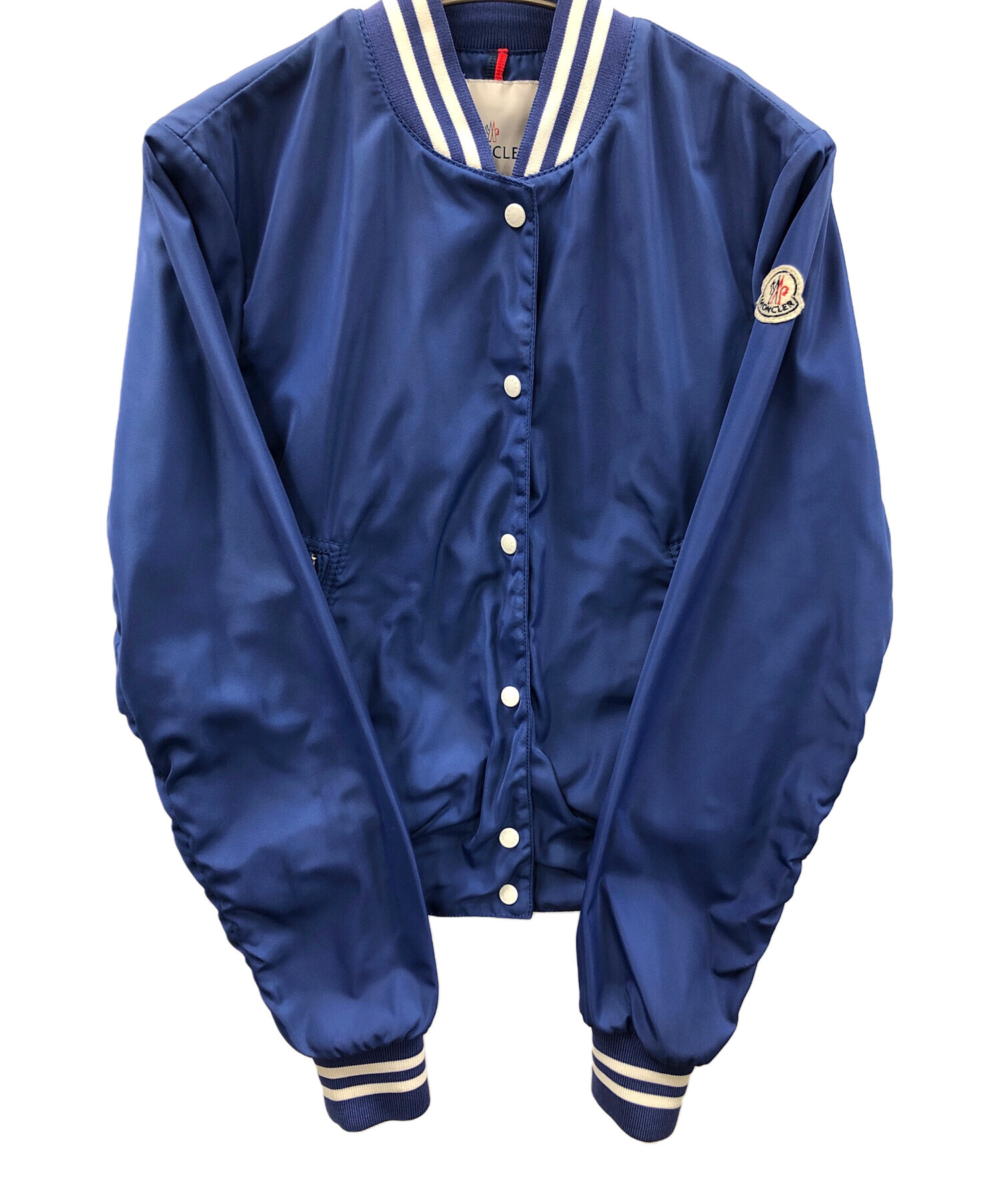 中古・古着通販】MONCLER (モンクレール) ブルゾン ブルー サイズ:O 