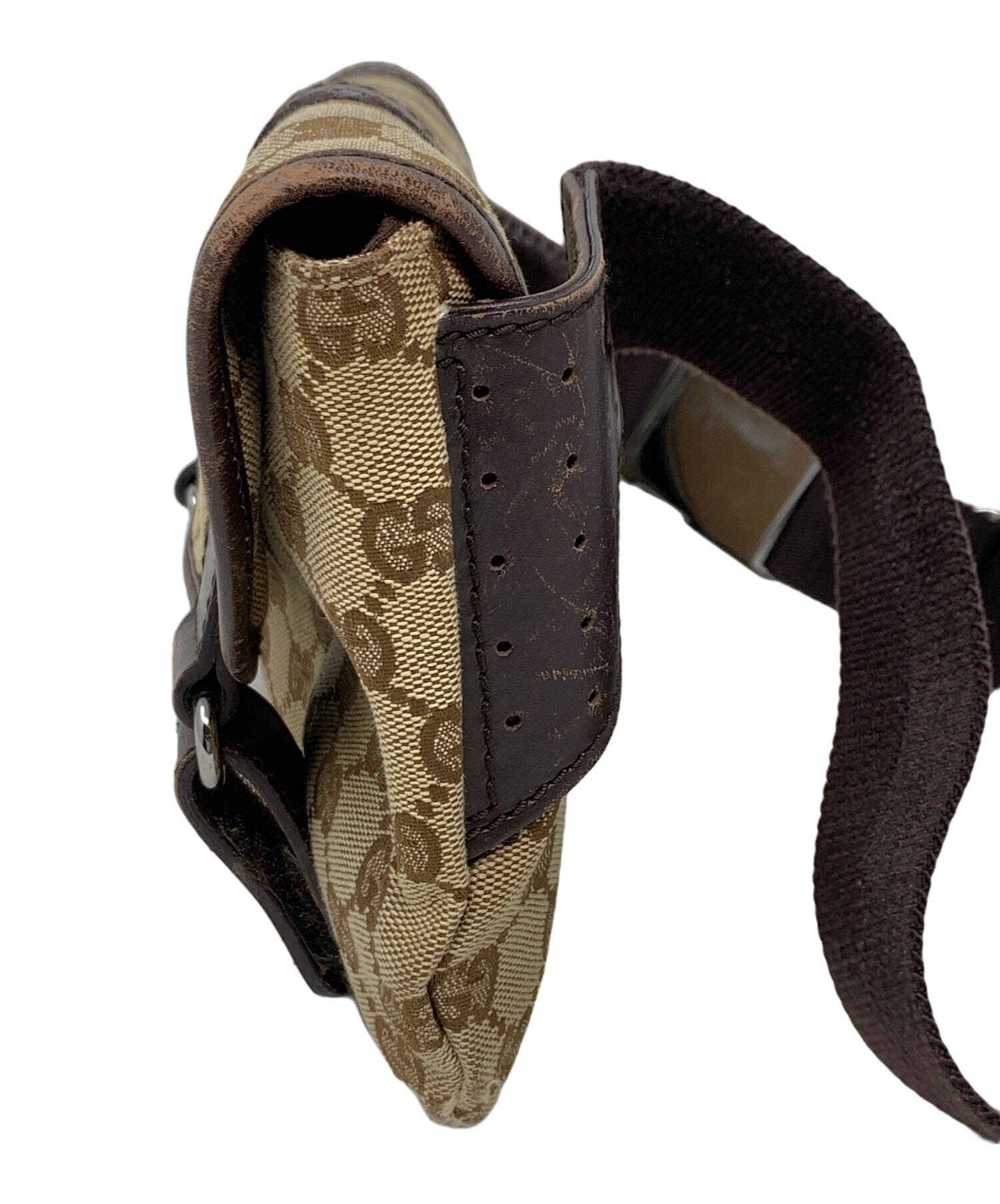 中古・古着通販】GUCCI (グッチ) ウエストバッグ GGキャンバス