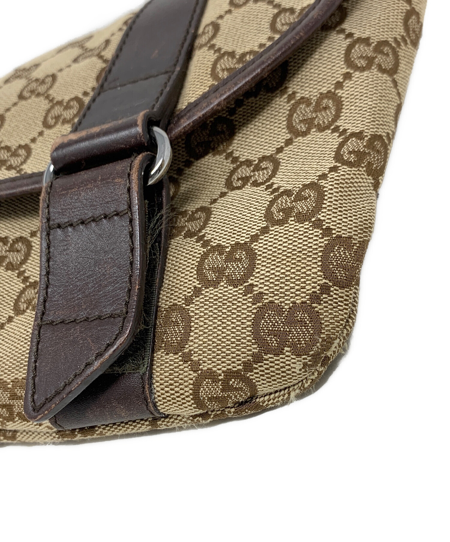 中古・古着通販】GUCCI (グッチ) ウエストバッグ GGキャンバス 中古・古着通販】GUCCI (グッチ) ウエストバッグ GGキャンバス