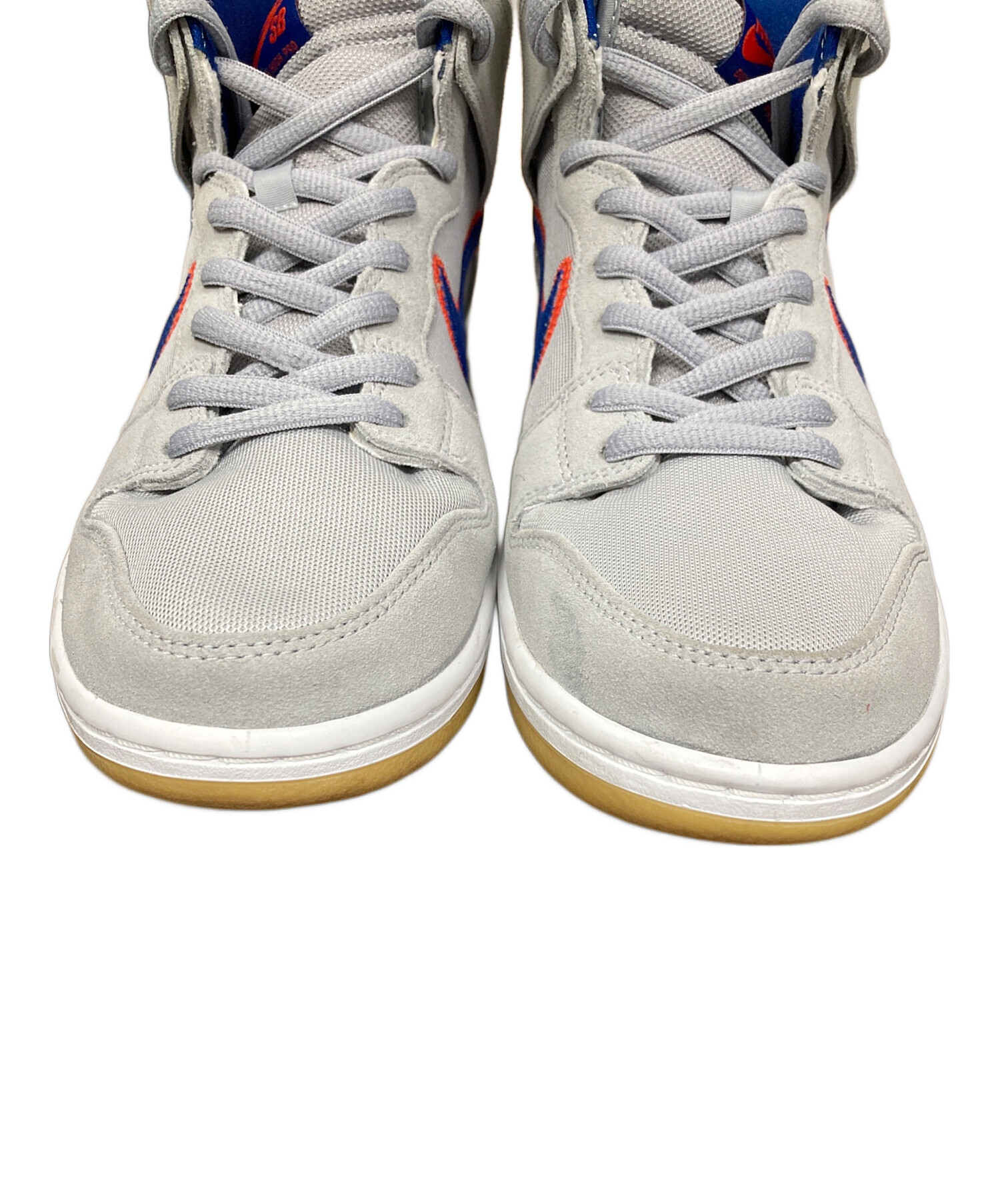 中古・古着通販】NIKE (ナイキ) ハイカットスニーカー ライトグレー 