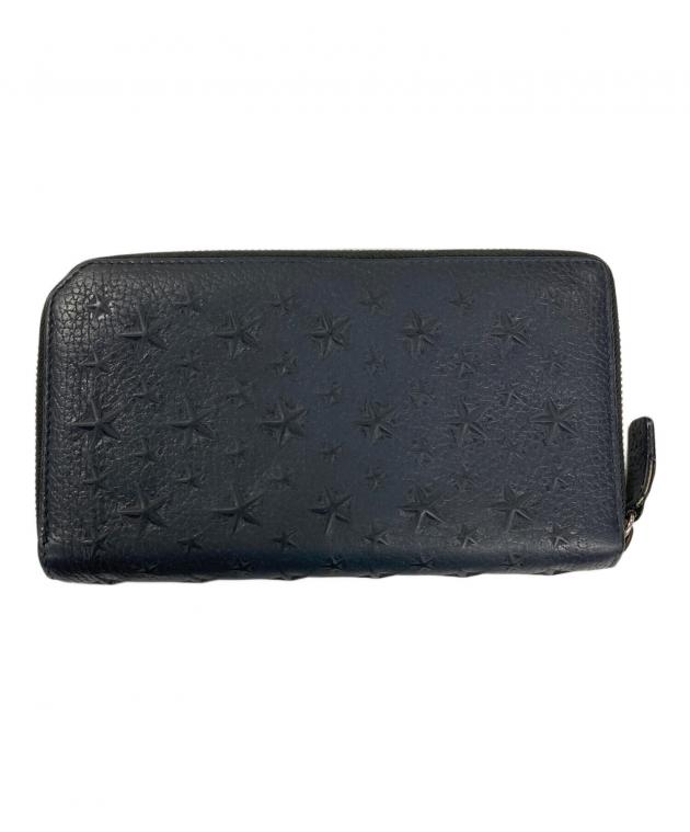 中古・古着通販】JIMMY CHOO (ジミーチュウ) 長財布 ネイビー サイズ