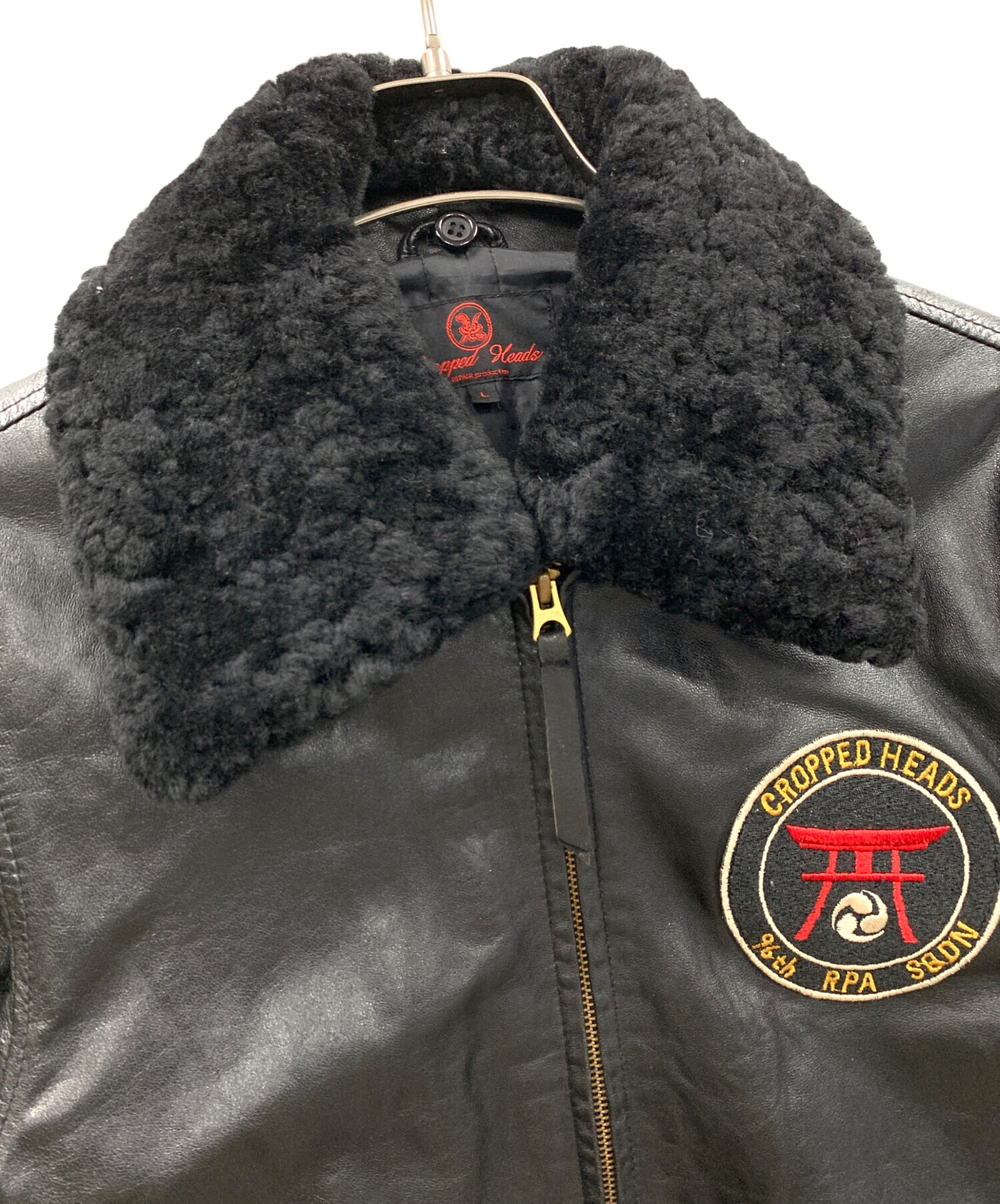 ジャケット・アウター CROPPED HEADS SOUVENIR JACKET 中古・古着通販】CROPPED HEADS (クロップドヘッズ) ライダース