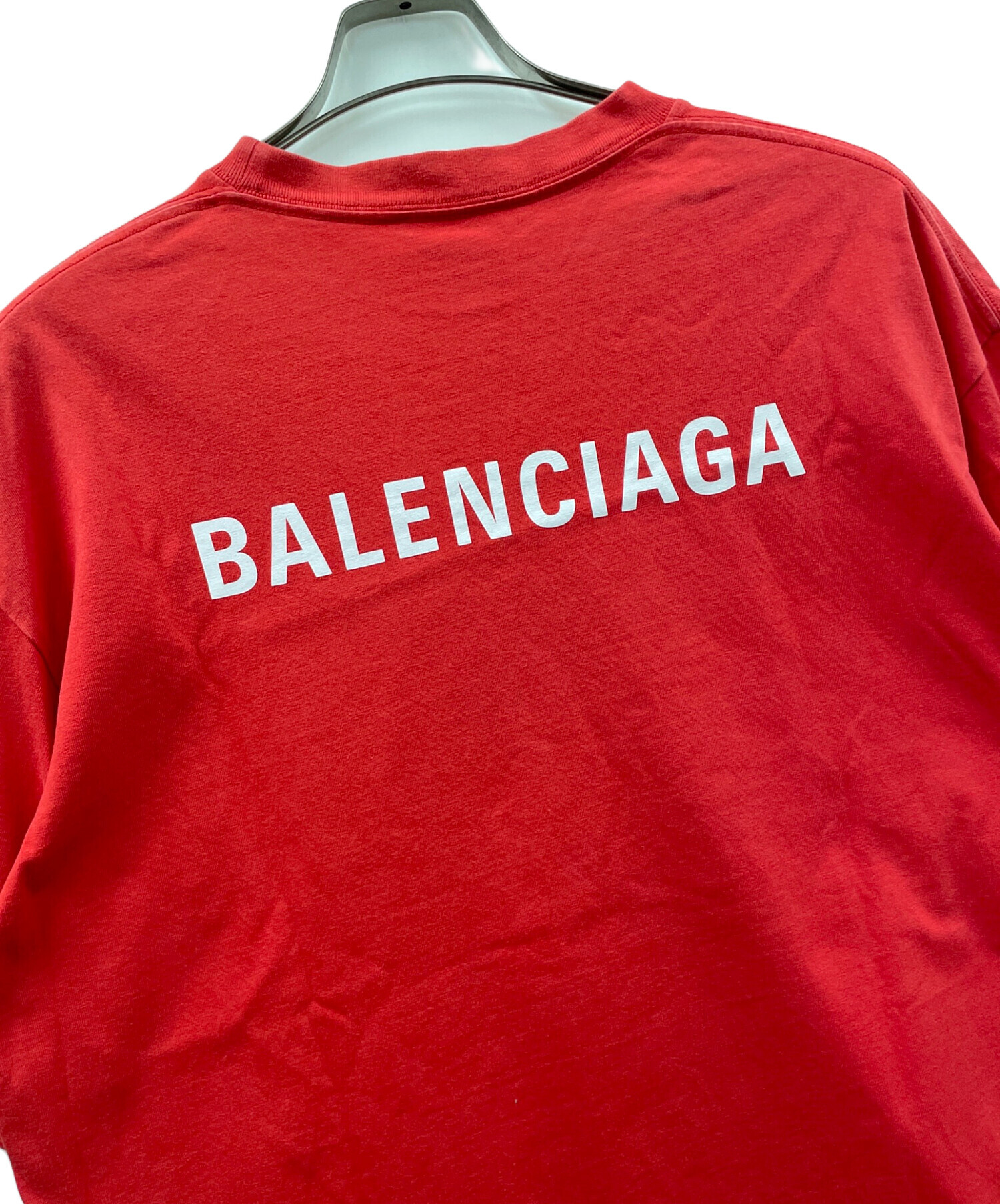 レッドバレンチノ 半袖カットソー 38 M - 中古・古着通販】BALENCIAGA (バレンシアガ) 半袖カットソー レッド