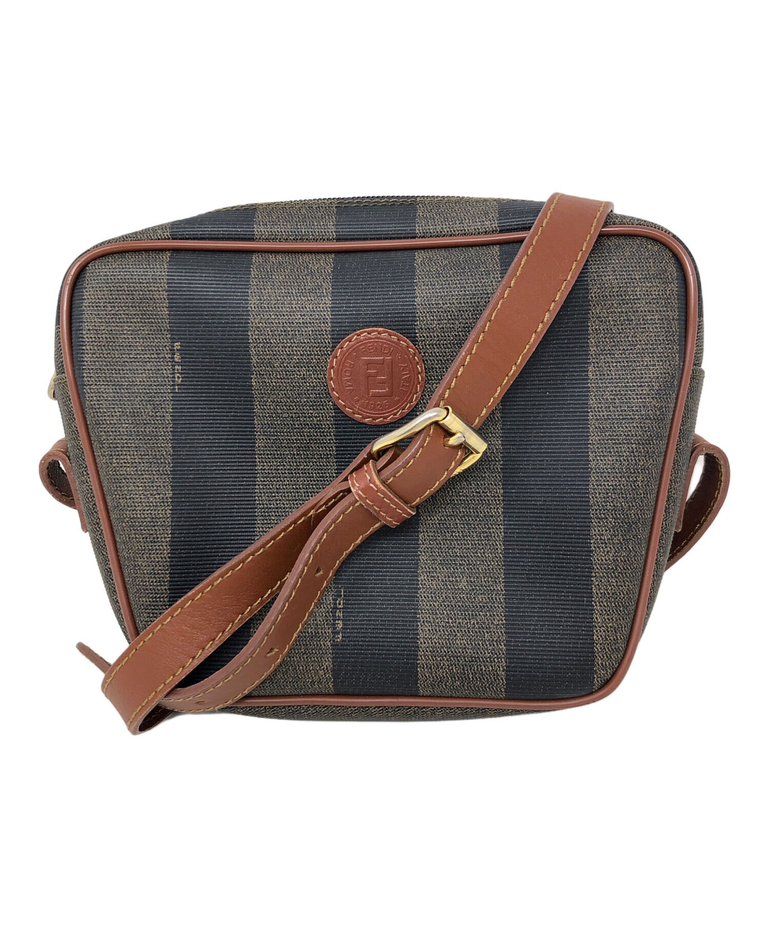 中古・古着通販】FENDI (フェンディ) ショルダーバッグ ブラウン 