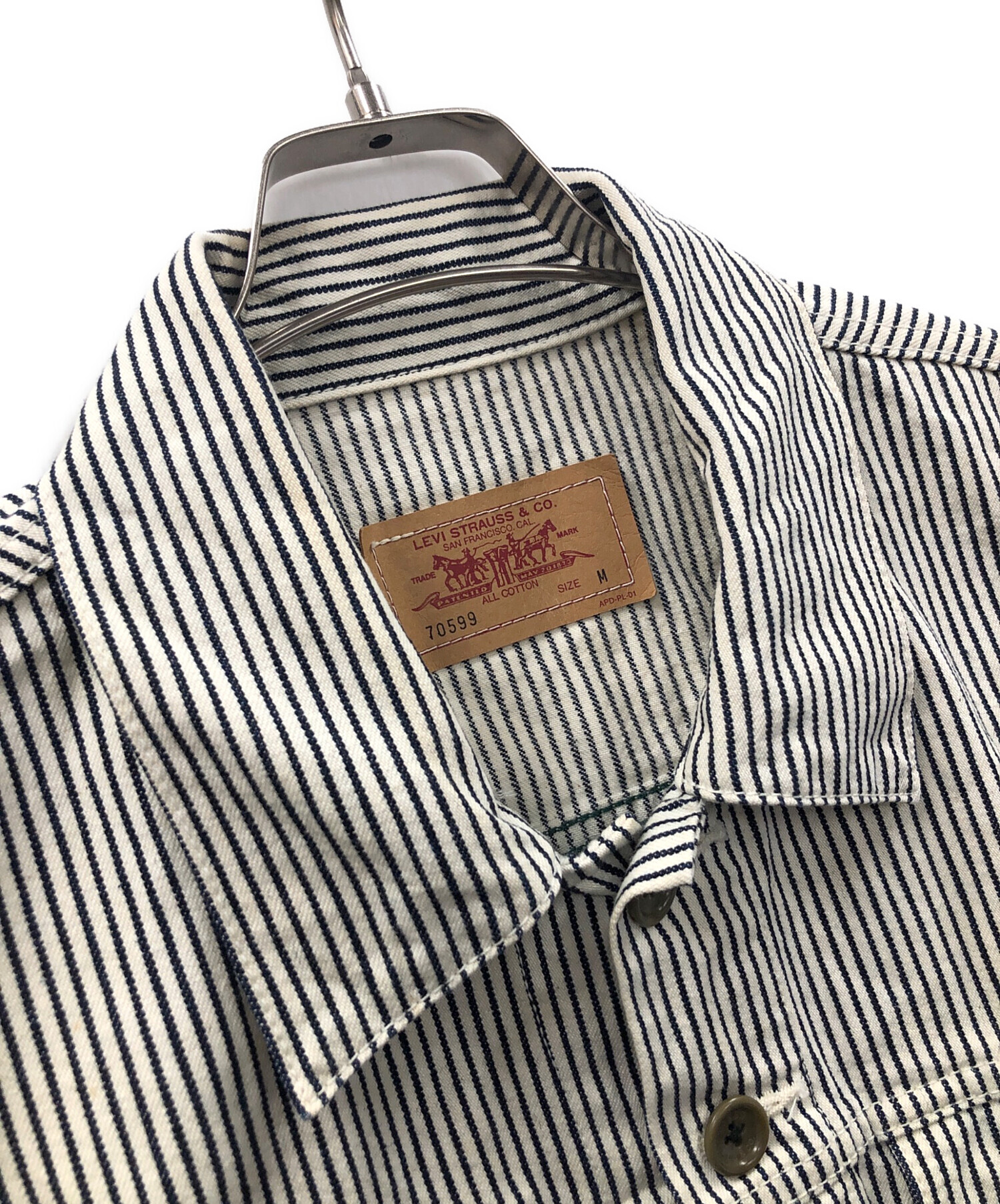 中古・古着通販】LEVI'S (リーバイス) トラッカージャケット ホワイト