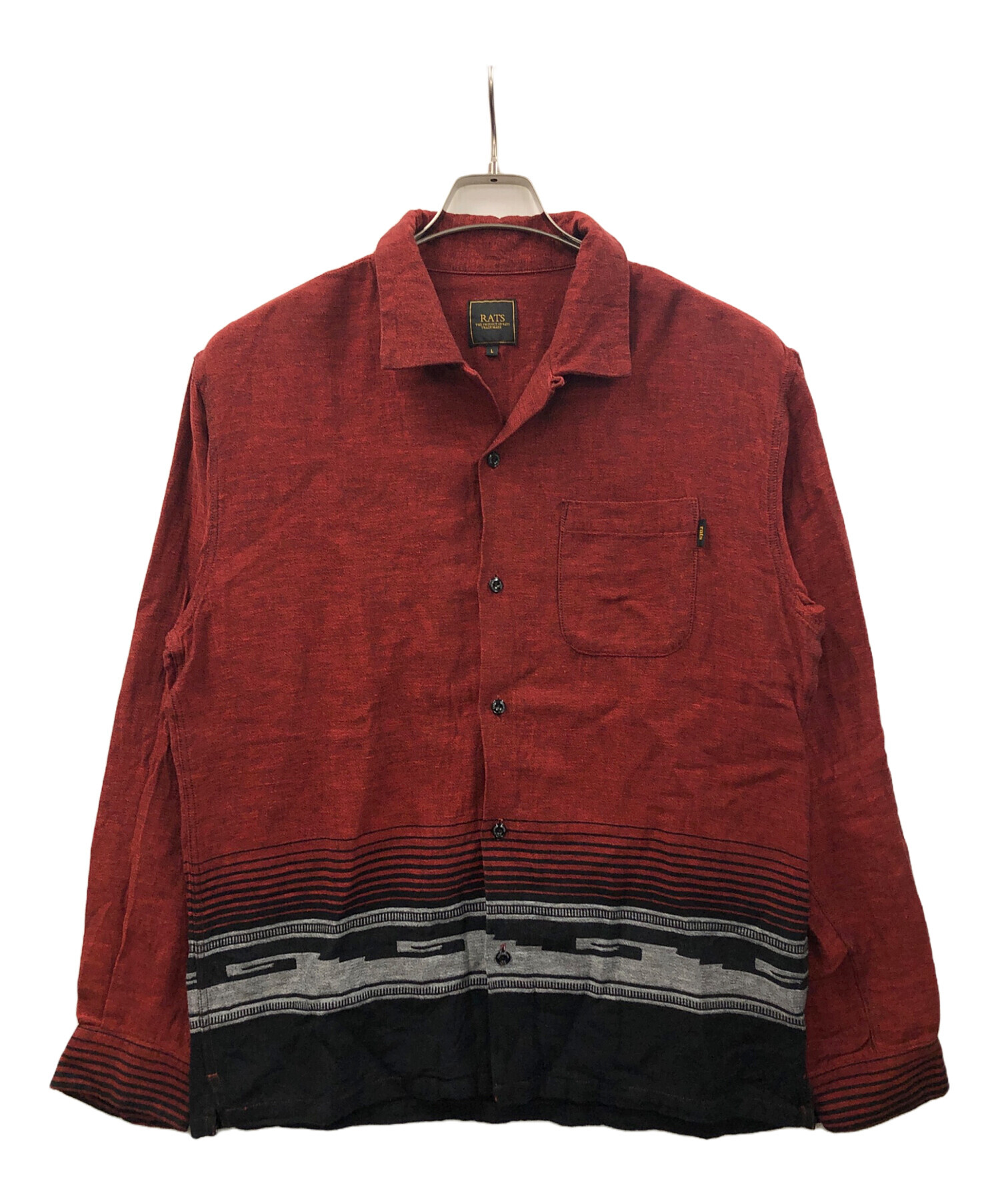 中古・古着通販】RATS (ラッツ) オープンカラーシャツ 23SS NATIVE