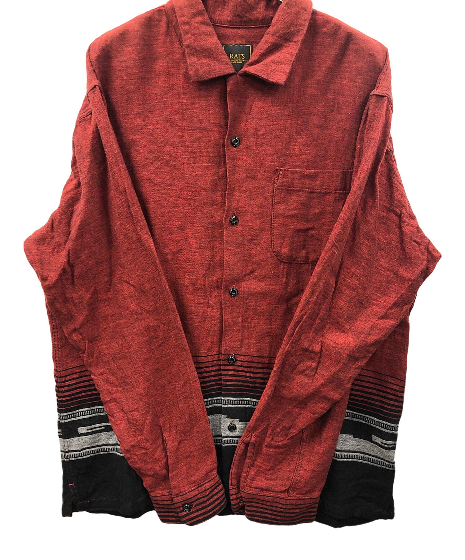 中古・古着通販】RATS (ラッツ) オープンカラーシャツ 23SS NATIVE