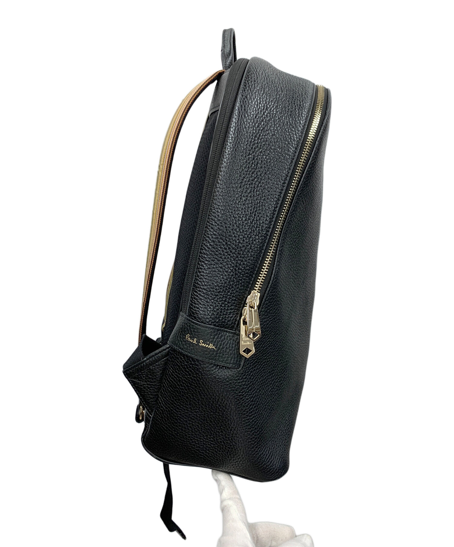 ミ*ク様 Paul Smithレザー製リュック 中古・古着通販】PAUL SMITH (ポールスミス) レザーリュック ブラック