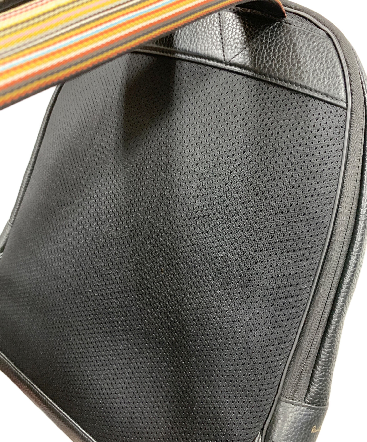 中古・古着通販】PAUL SMITH (ポールスミス) レザーリュック ブラック