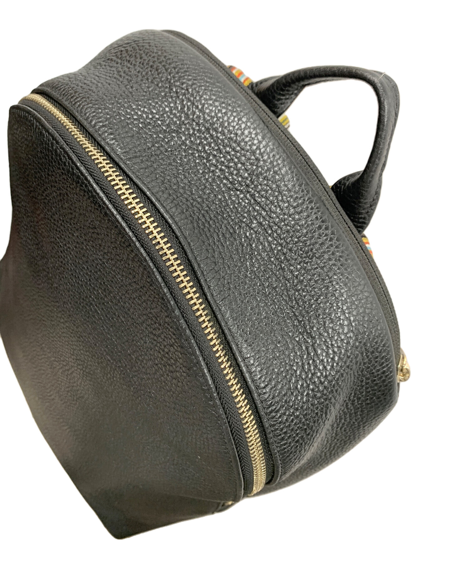 中古・古着通販】PAUL SMITH (ポールスミス) レザーリュック ブラック