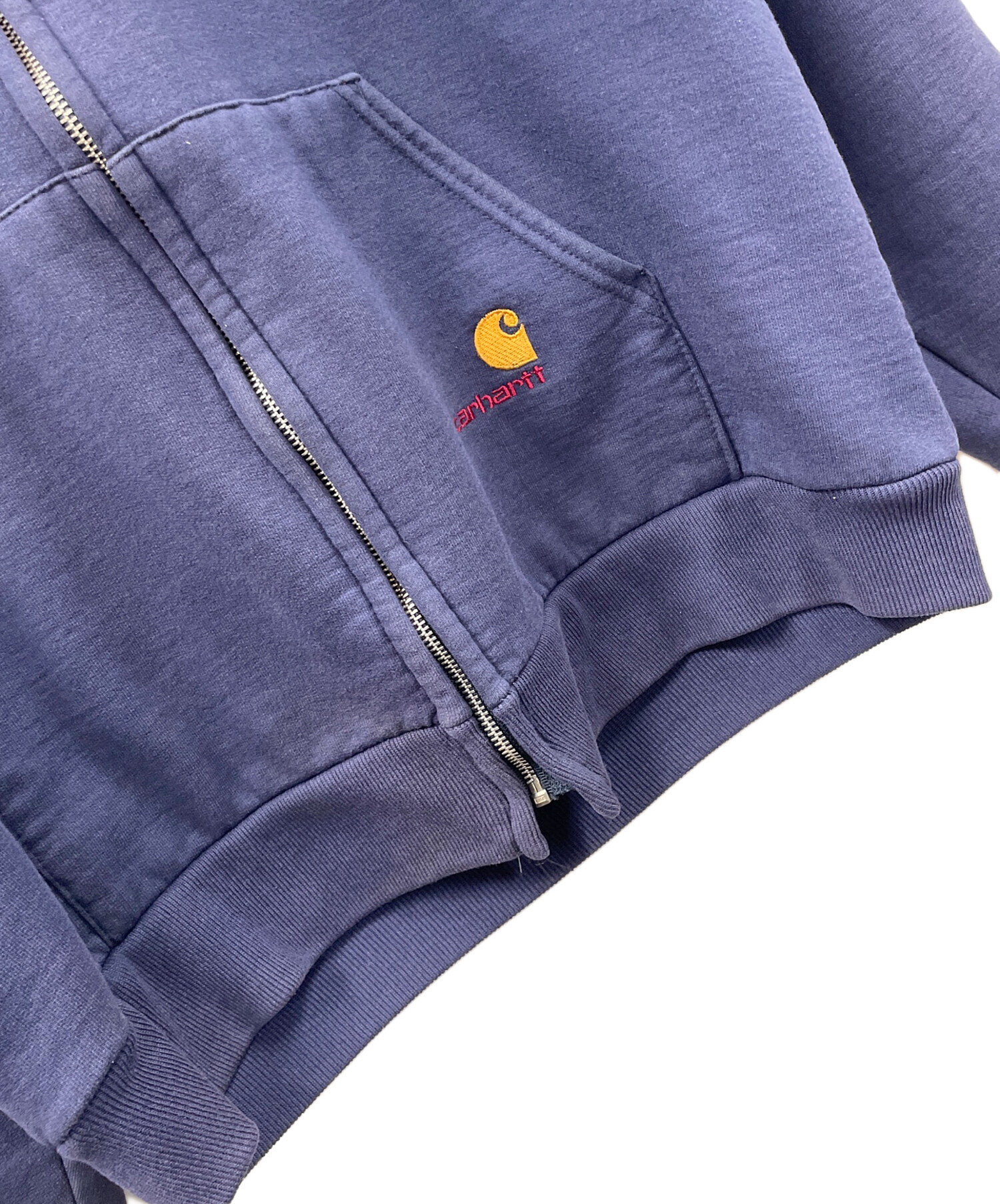 中古・古着通販】CarHartt (カーハート) ジップパーカー ネイビー