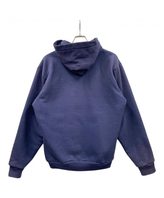 Carhartt 企業ロゴ ジップパーカー ネイビー 古着 Carhartt カーハート 企業ロゴ刺? フルジップ スウェットパーカー