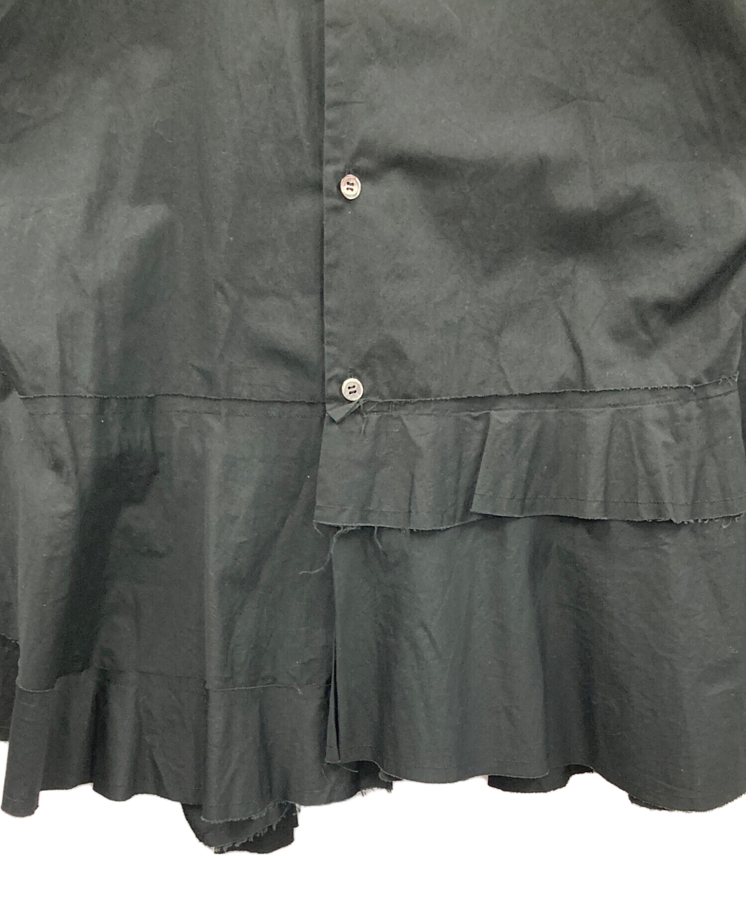 TAO タオ ブラウス M 黒 【古着】【中古】【送料無料】 中古・古着通販】TAO COMME des GARCONS (タオ コムデギャルソン) 長袖