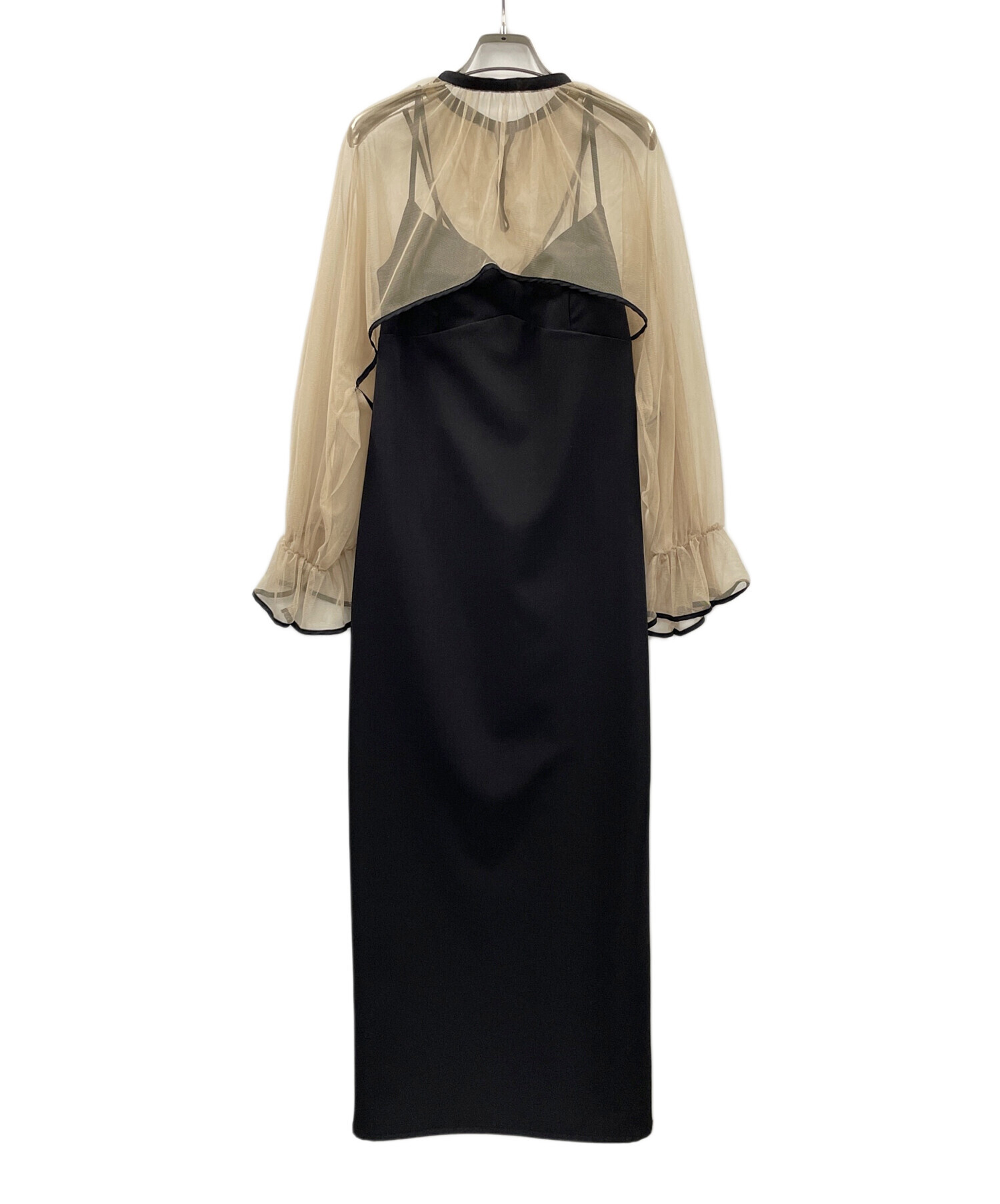 アメリ AMERI 02210530880 MANY WAY AIRY VEIL DRESS メニーウェイ エアリー ヴェール ドレス チュール【中古】 中古・古着通販】Ameri (アメリ) キャミソールワンピース MANY WAY