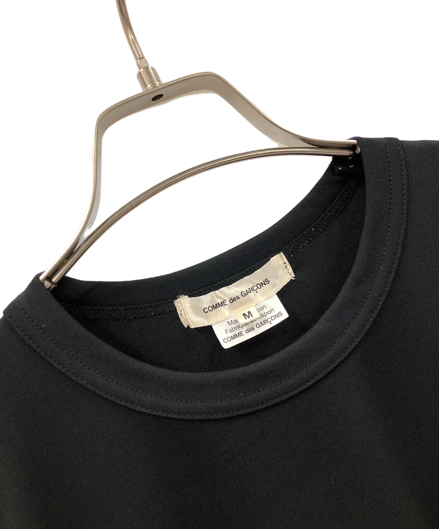 美品 23AW COMME des GARCONS コムデギャルソン デザインヘム ショートスリーブ カットソー GL-T012 Sサイズ ブラック レディース 古着 中古 USED 中古・古着通販】COMME des GARCONS (コムデギャルソン) 23AW デザイン
