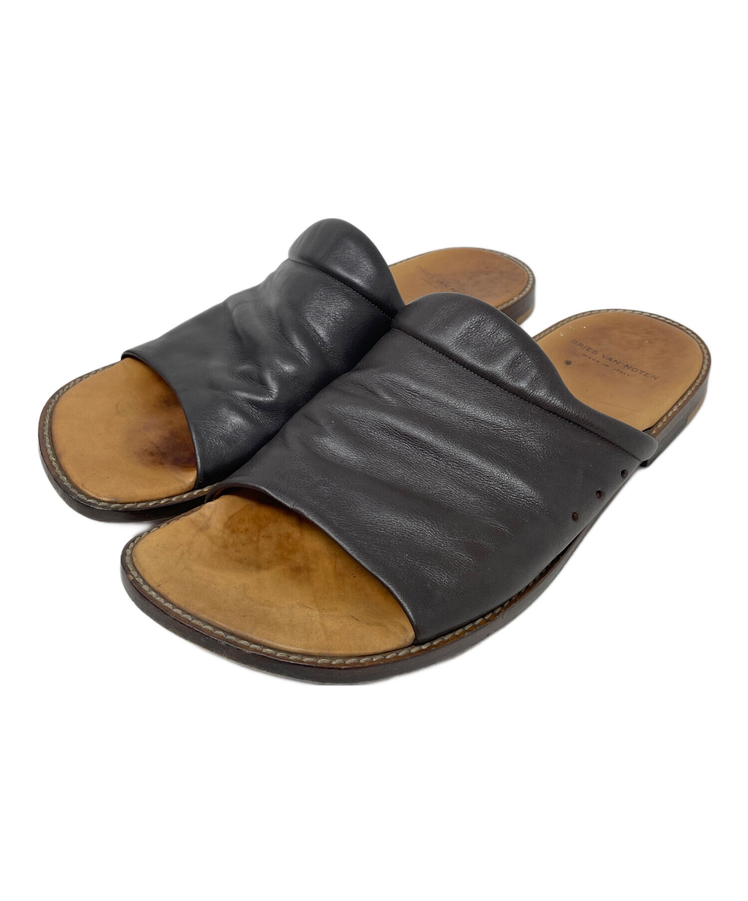 中古・古着通販】DRIES VAN NOTEN (ドリスヴァンノッテン) レザー 中古・古着通販】DRIES VAN NOTEN (ドリスヴァンノッテン) レザー