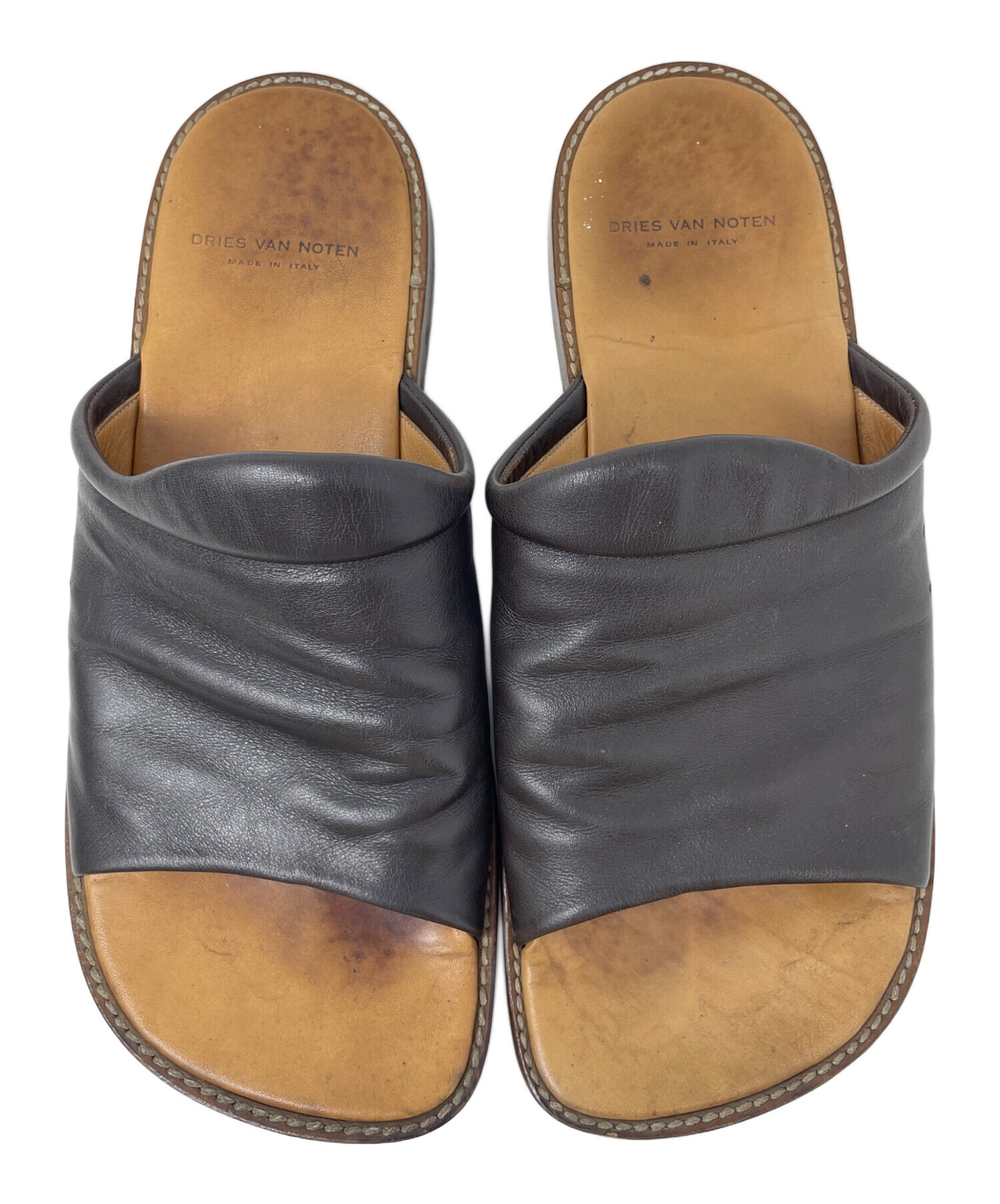 中古・古着通販】DRIES VAN NOTEN (ドリスヴァンノッテン) レザー 中古・古着通販】DRIES VAN NOTEN (ドリスヴァンノッテン) レザー
