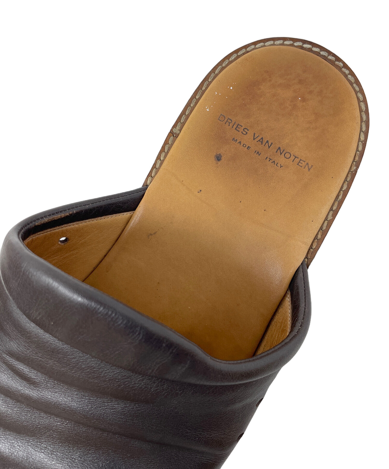 中古・古着通販】DRIES VAN NOTEN (ドリスヴァンノッテン) レザー