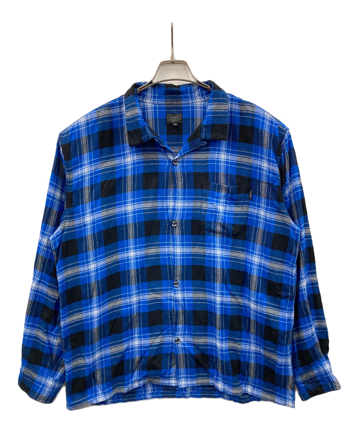 中古・古着通販】RATS (ラッツ) オープンカラーシャツ COTTON RAYON