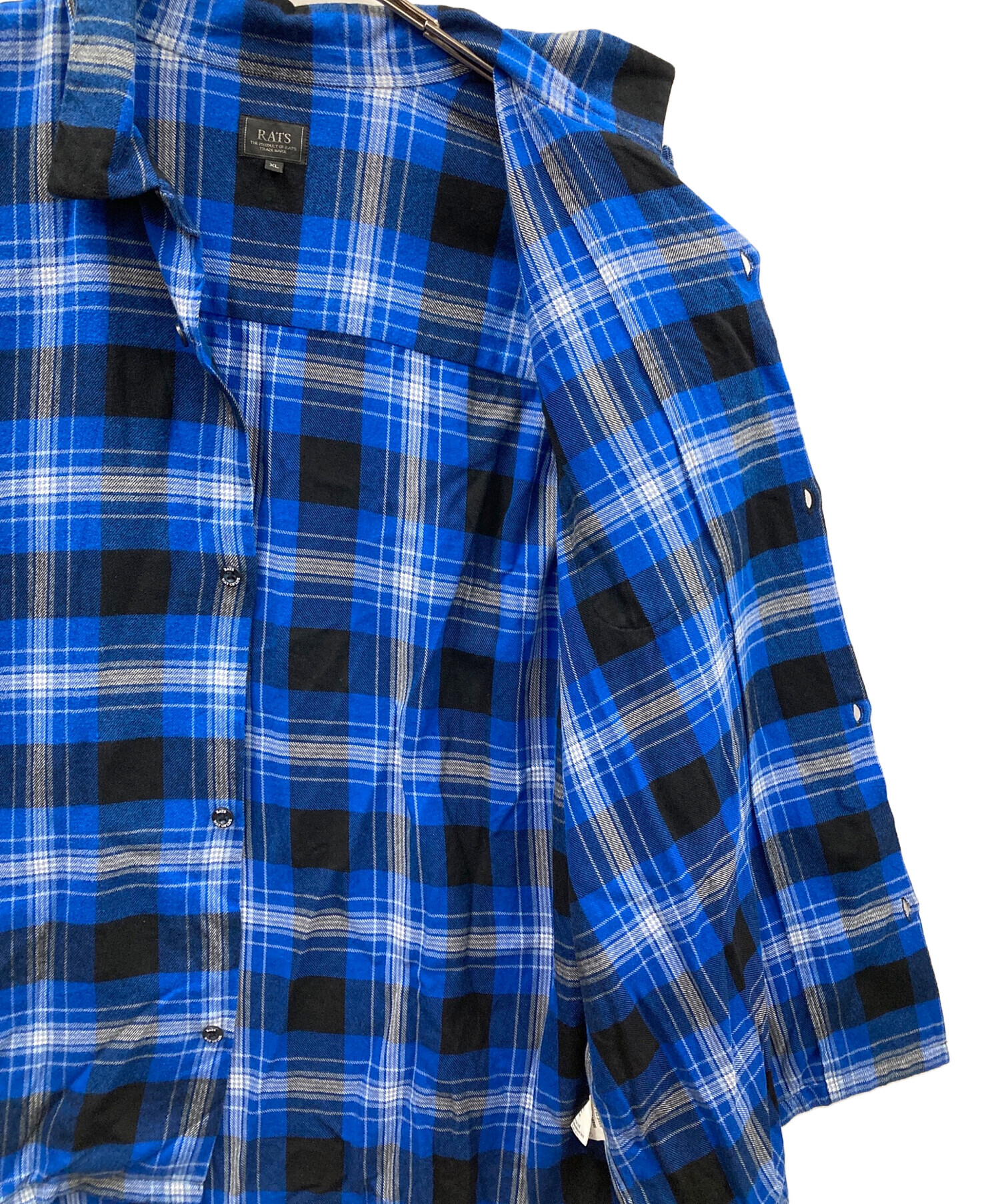 中古・古着通販】RATS (ラッツ) オープンカラーシャツ COTTON RAYON