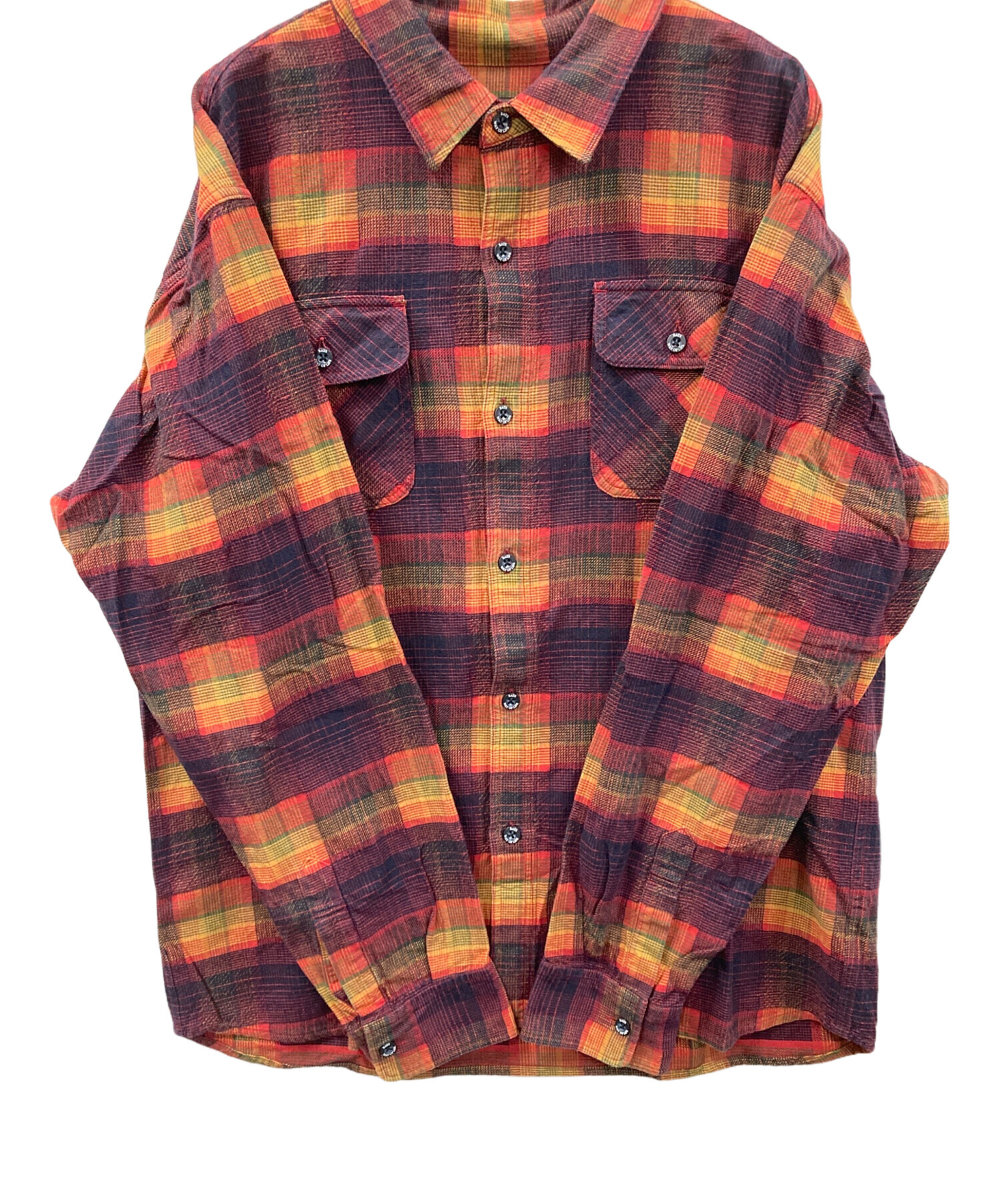 rats 長袖チェックシャツ XXL ラッツ 中古・古着通販】RATS (ラッツ) 長袖シャツ RATS MULTI COLOR CHECK