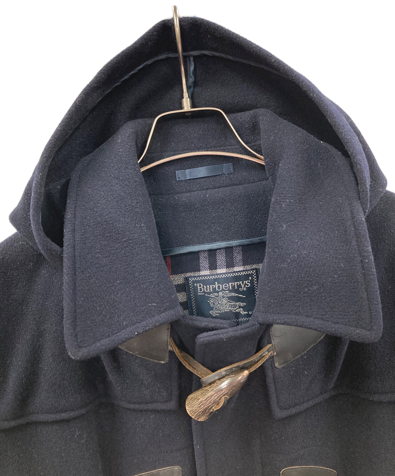 中古・古着通販】Burberry's (バーバリー) ダッフルコート ネイビー 中古・古着通販】Burberry's (バーバリー) ダッフルコート ネイビー