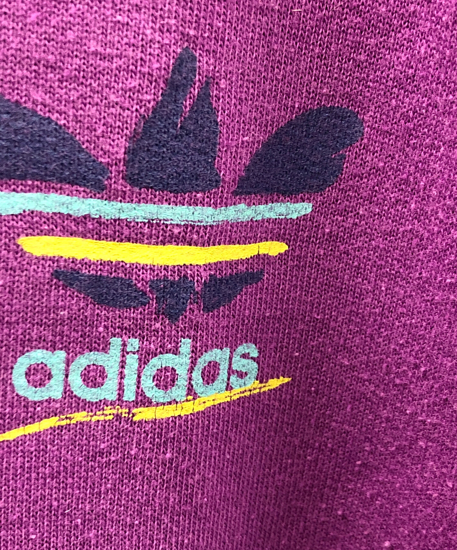 中古・古着通販】adidas (アディダス) スウェット パープル サイズ