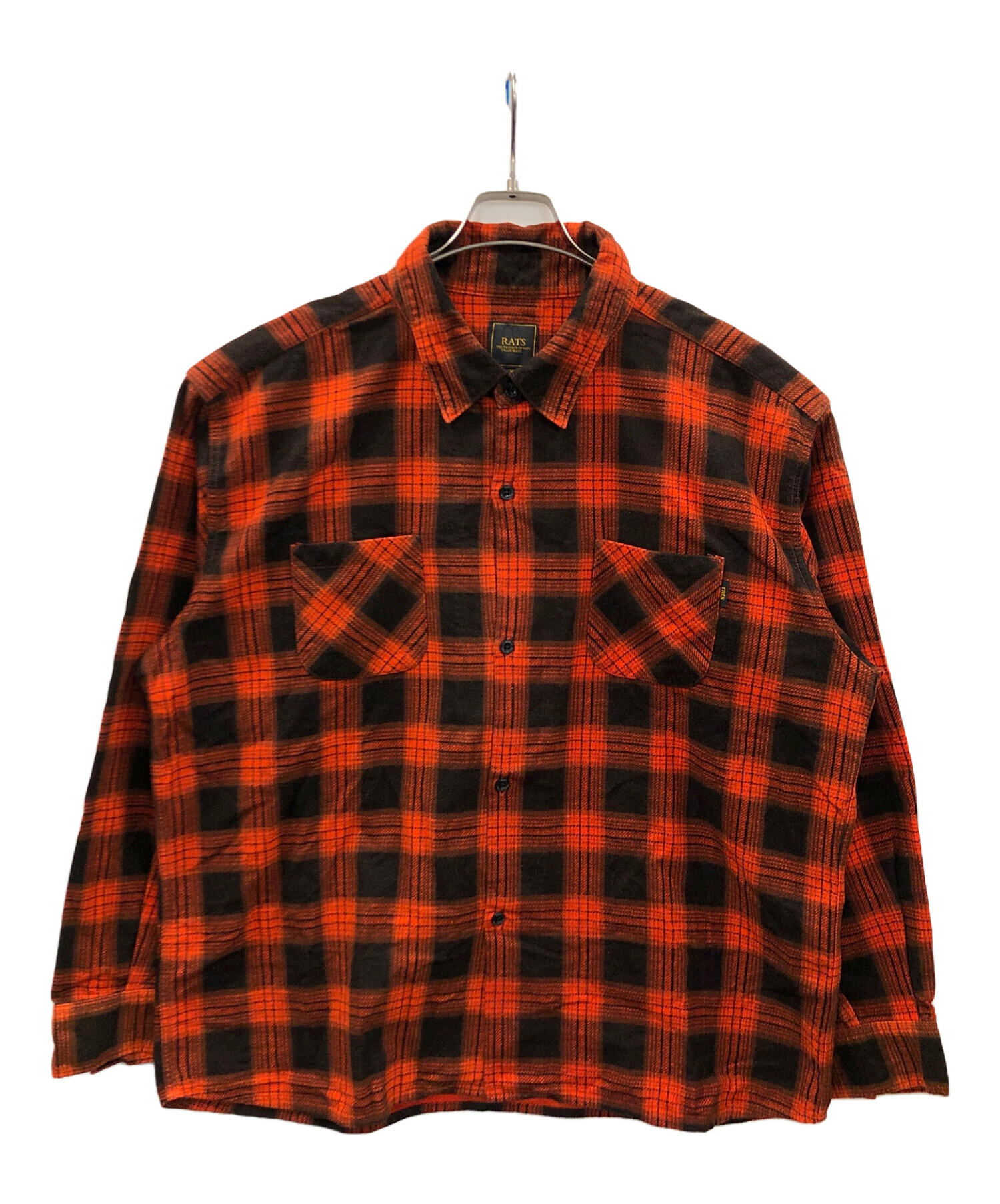 中古・古着通販】RATS (ラッツ) チェックネルシャツ PRINT FLANNEL