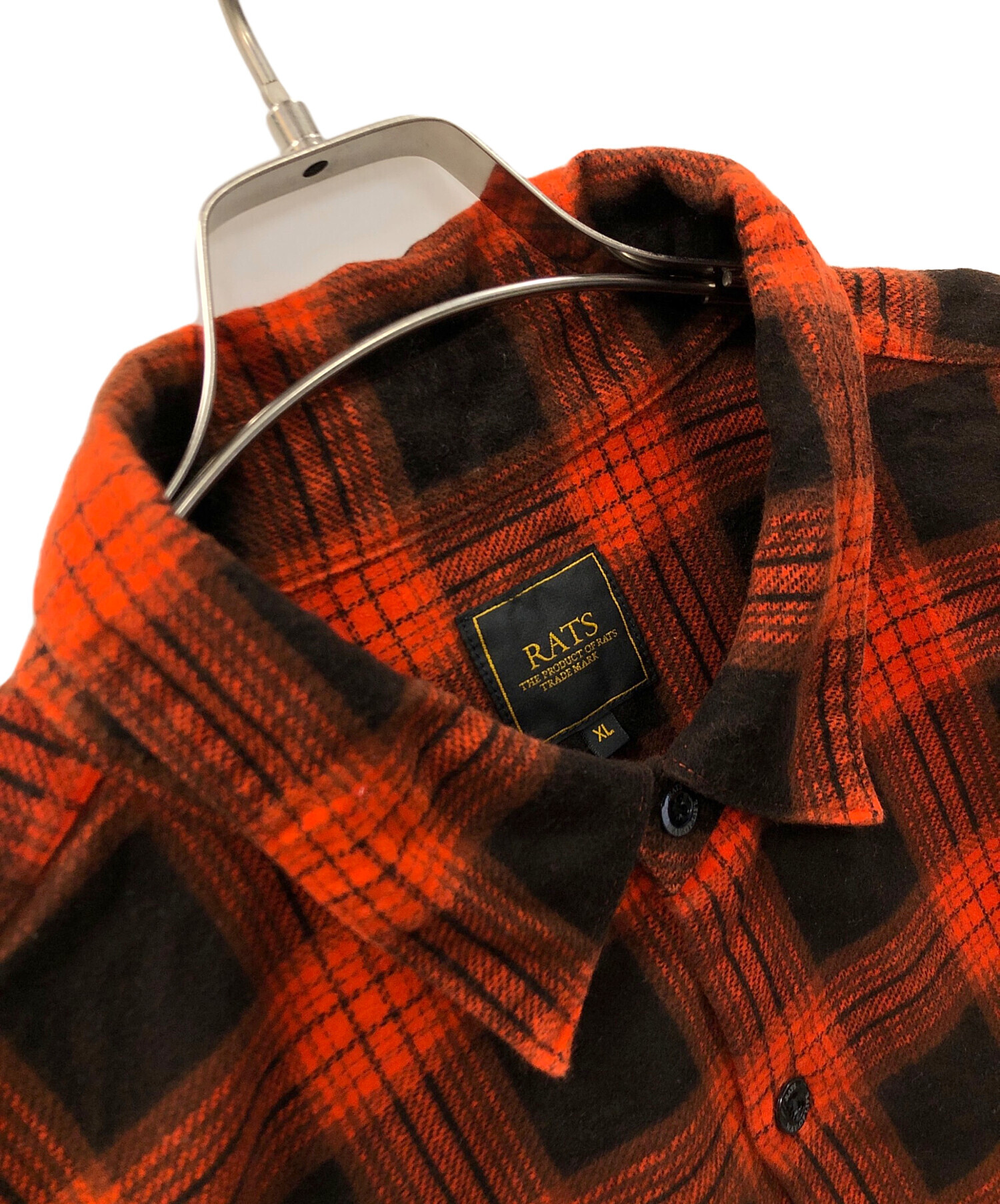 中古・古着通販】RATS (ラッツ) チェックネルシャツ PRINT FLANNEL